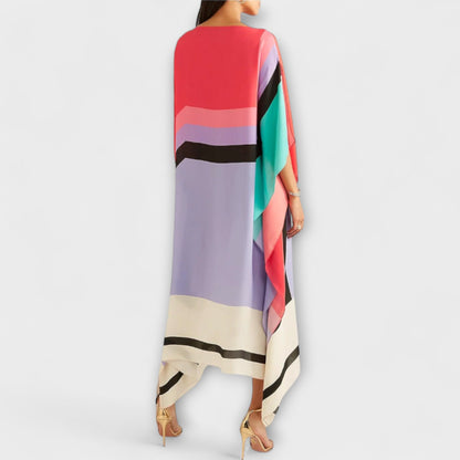 Elenora - Låge skåret geometrisk kaftan