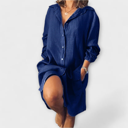 Casual Linned Bluse til Hverdagsbrug