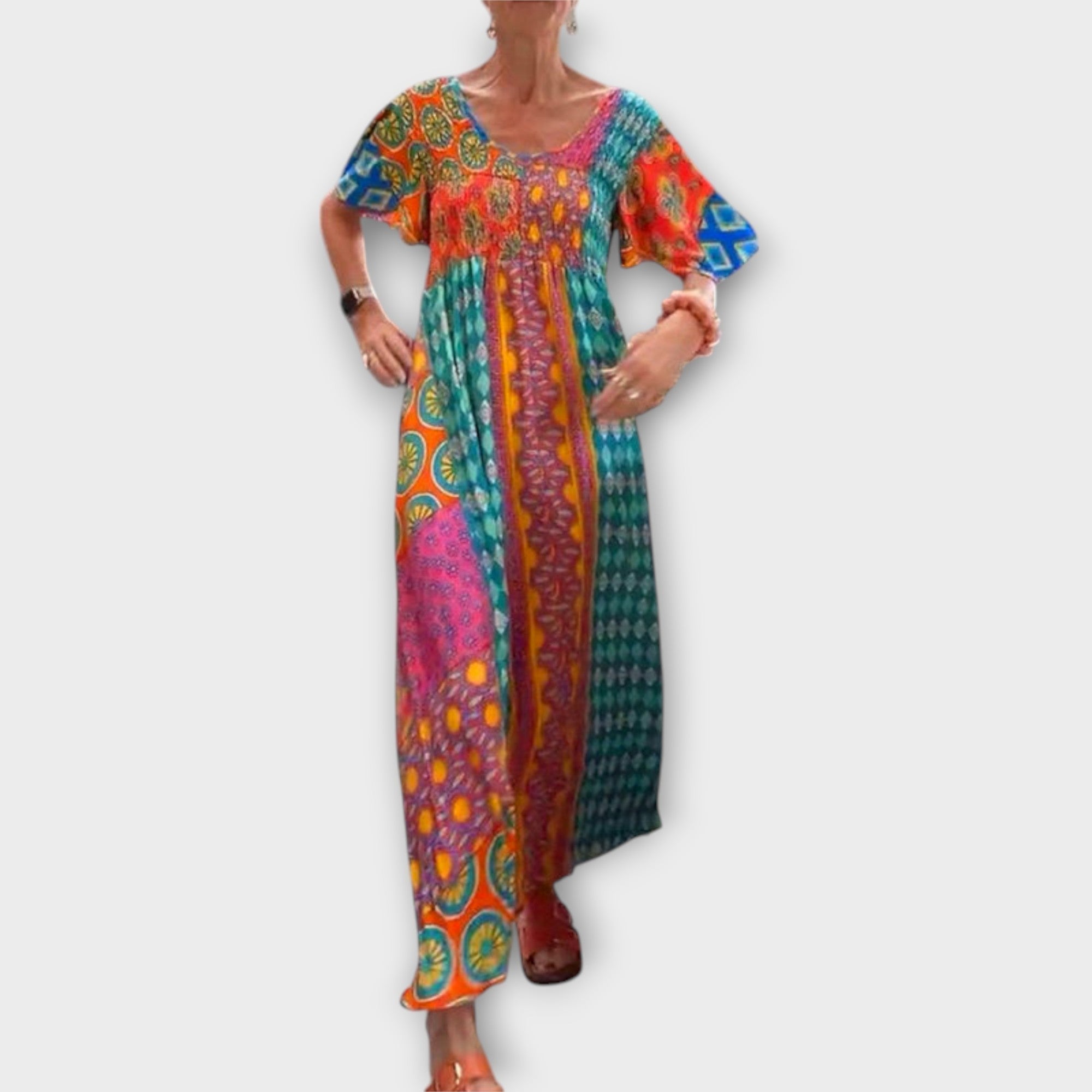 Melania - Livlig Boho Kjole