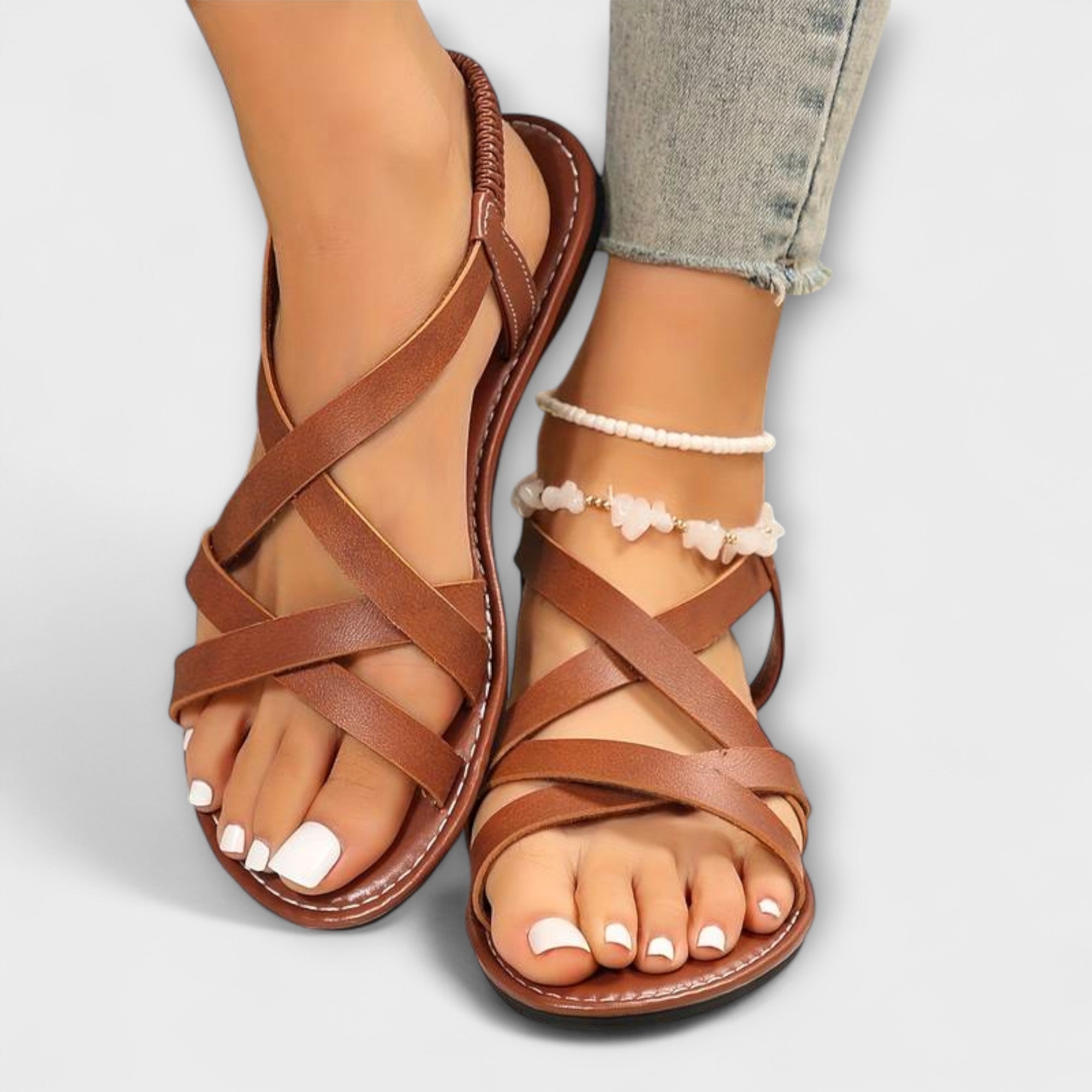 Deborah - Kvinders Sandaler med Lette Krydsremme
