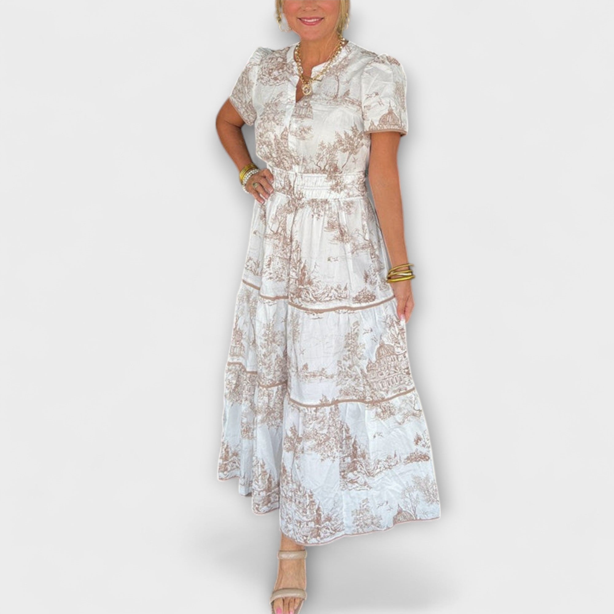 Eliza - Tidless Toile Maxi Kjole