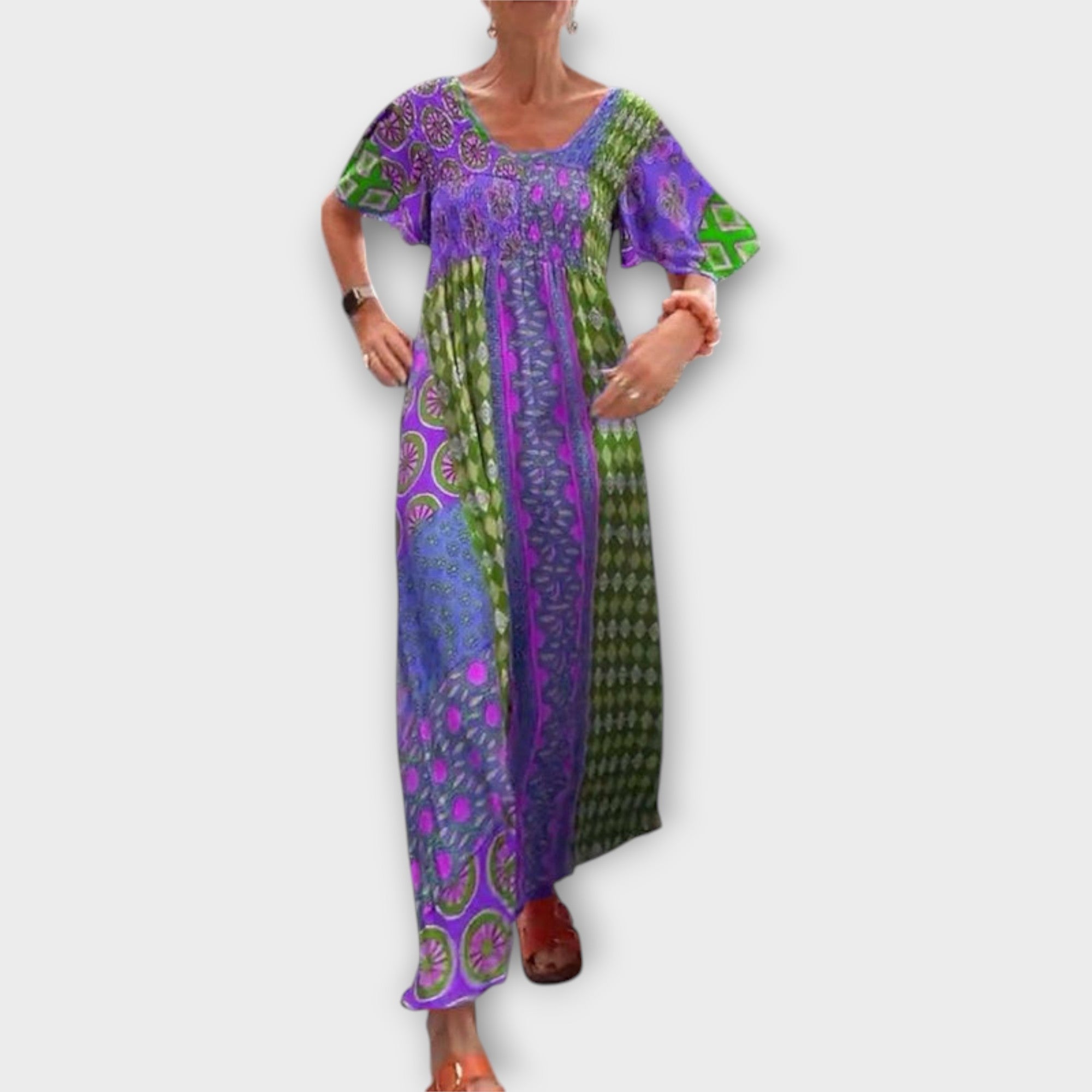 Melania - Livlig Boho Kjole