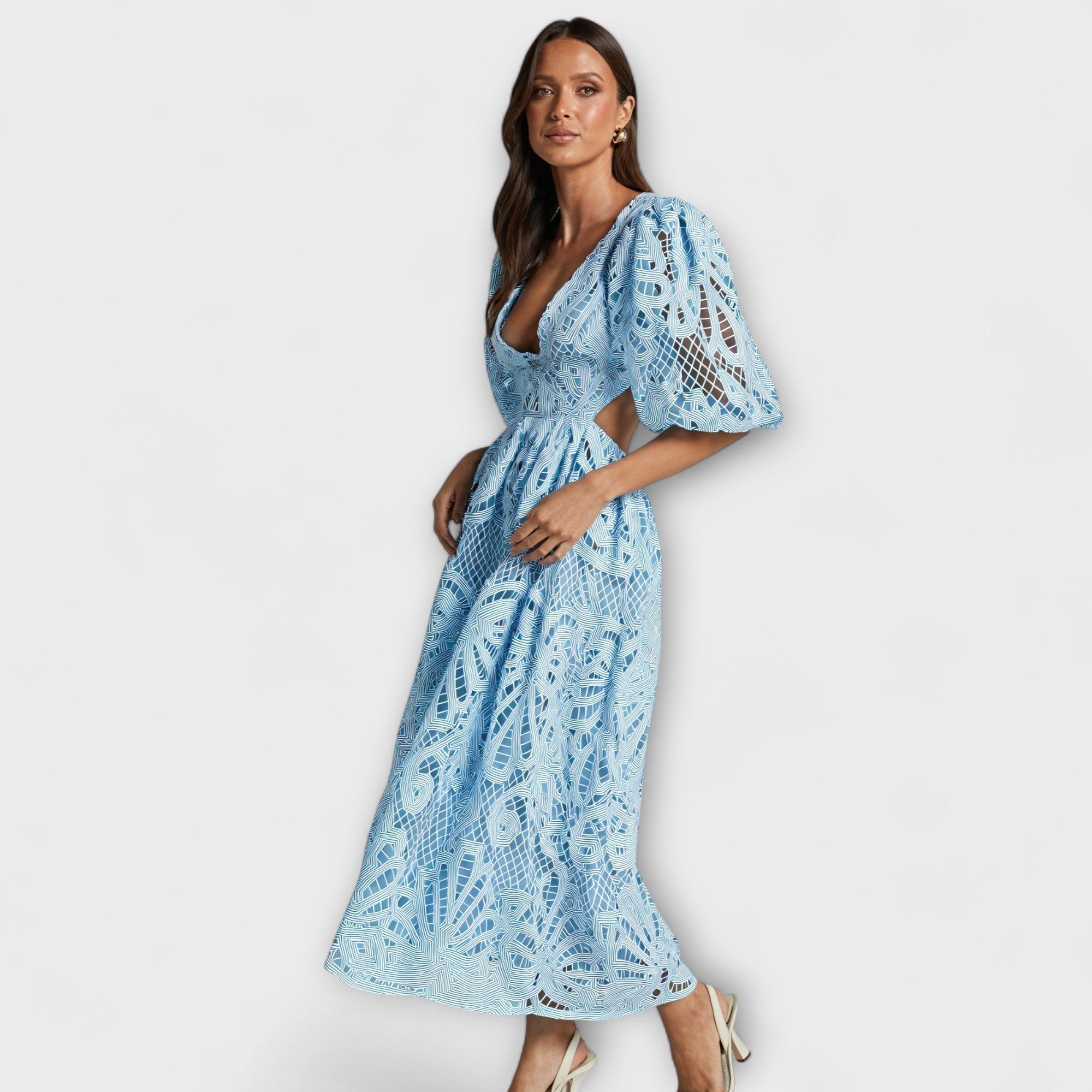 Elegant Kjole med Delikate Detaljer