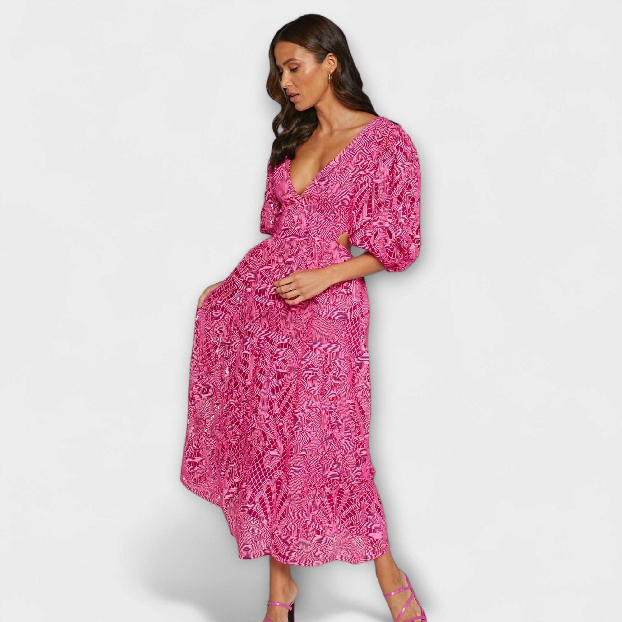 Elegant Kjole med Delikate Detaljer