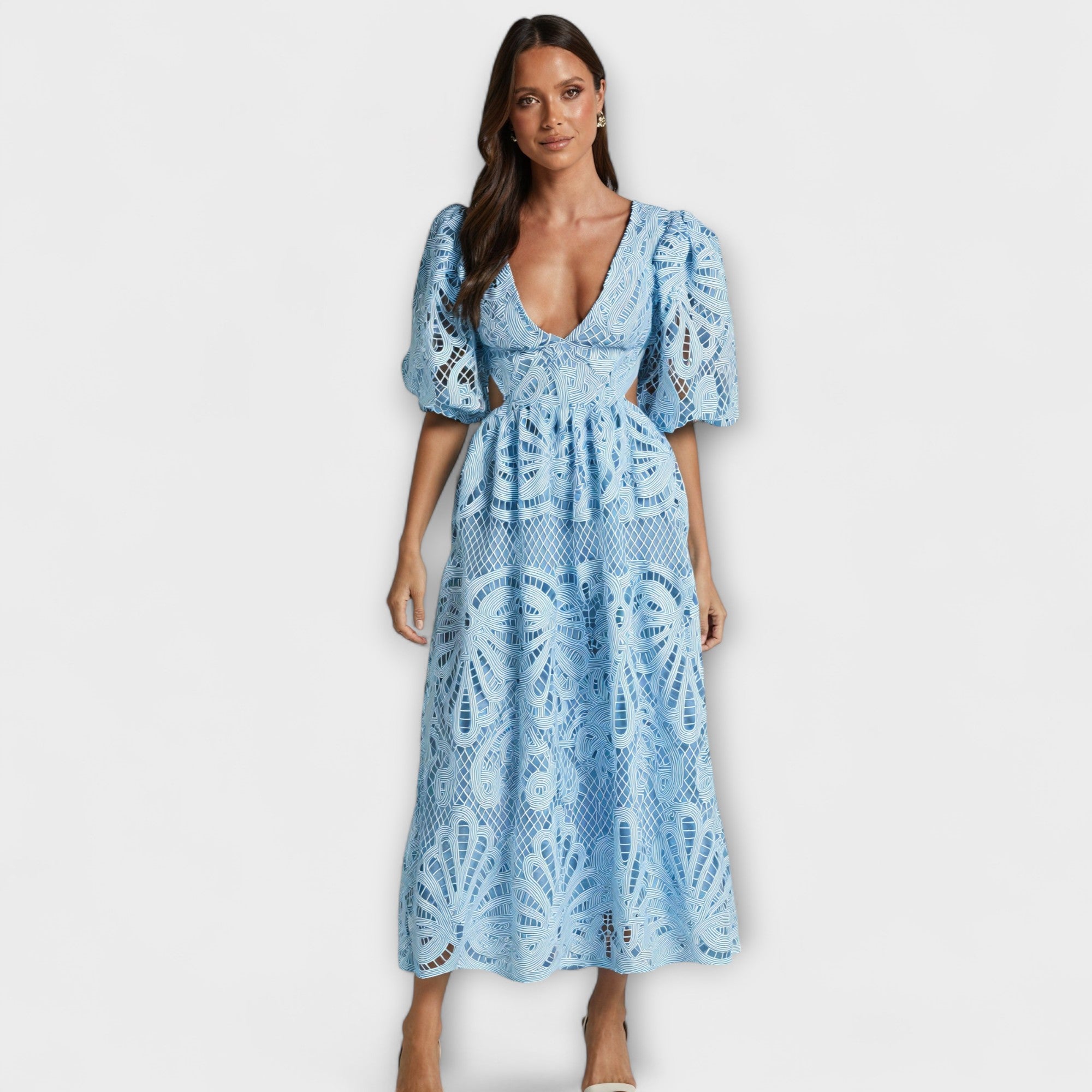 Elegant Kjole med Delikate Detaljer
