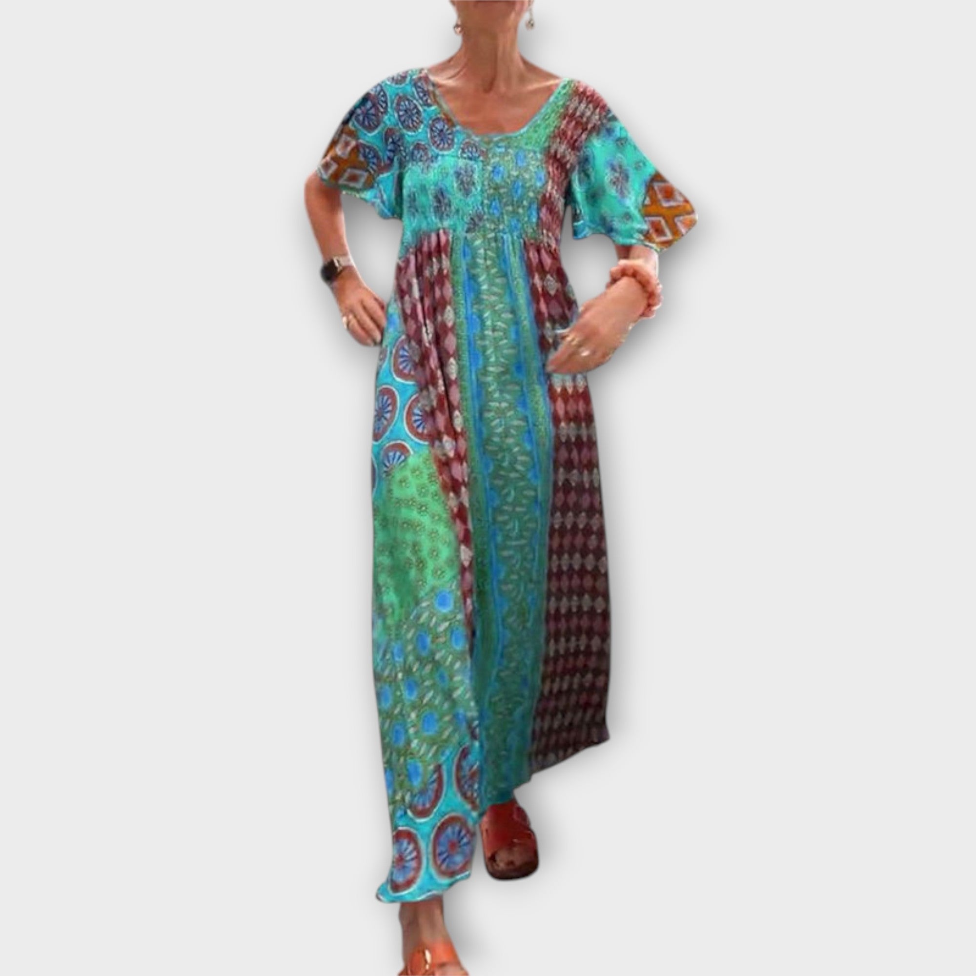 Melania - Livlig Boho Kjole