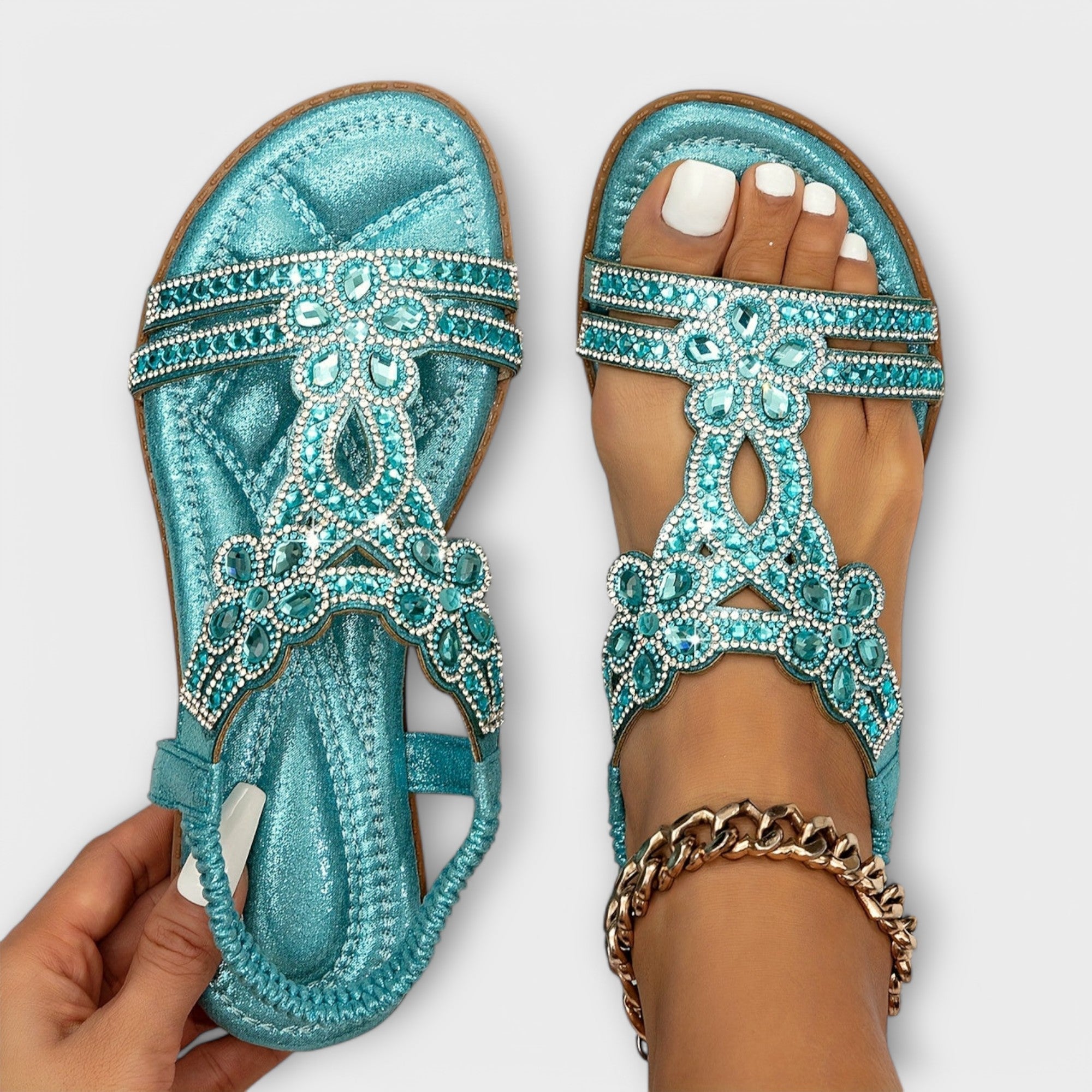 Rosalie - Ortopædiske Sandaler i Boho Stil