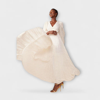 Elsa - Creme Maxi Kjole af Allegory