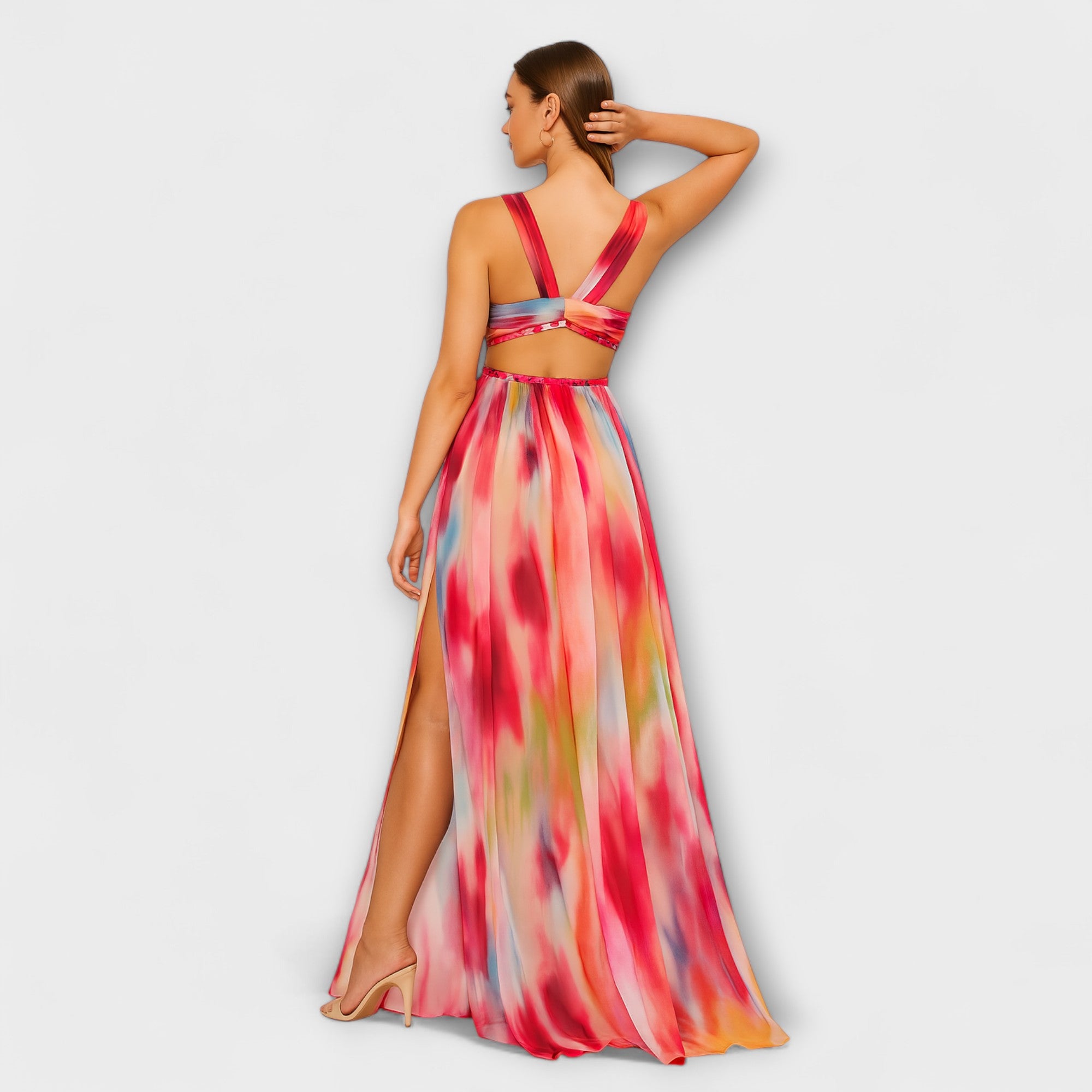 Freya - Malet Maxi Kjole
