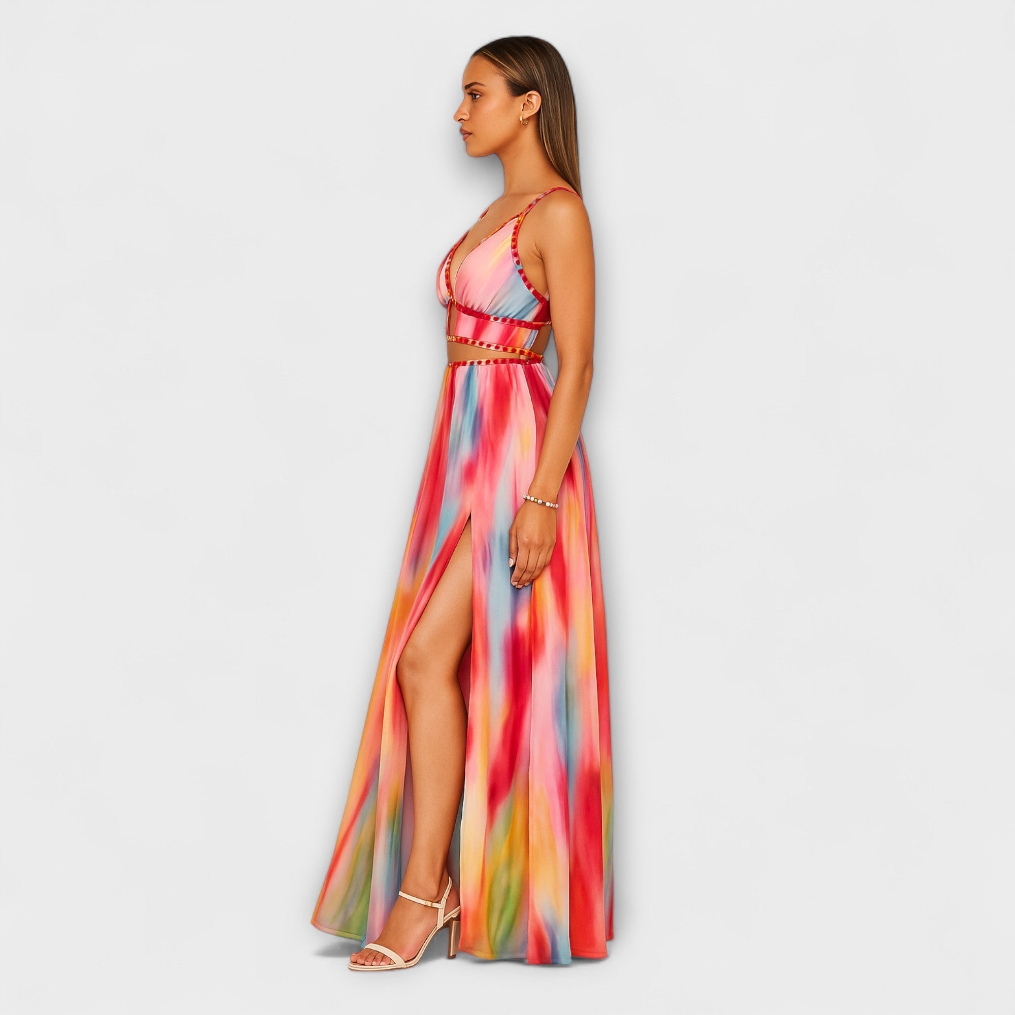 Freya - Malet Maxi Kjole