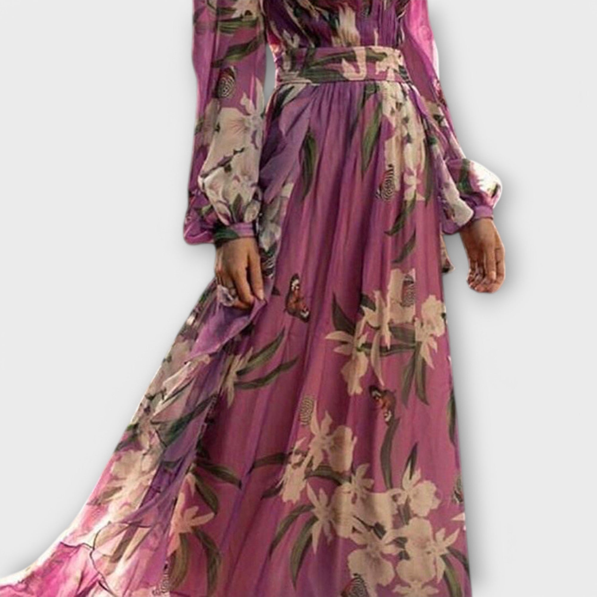 Højkvalitets Elegant Maxi Kjole