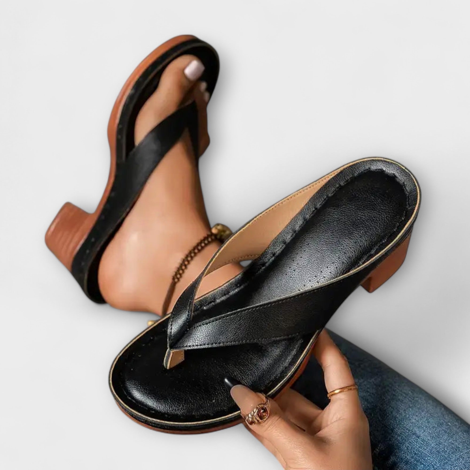 Emily - Ortopædiske Hæle Slippers