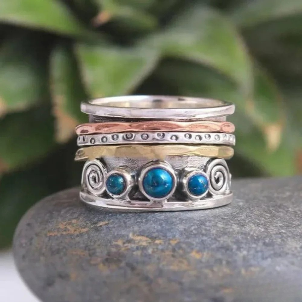 Bohemsk Safir Meditationsring