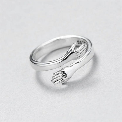 Sølv Omfavn Ring