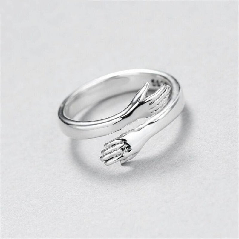 Sølv Omfavn Ring