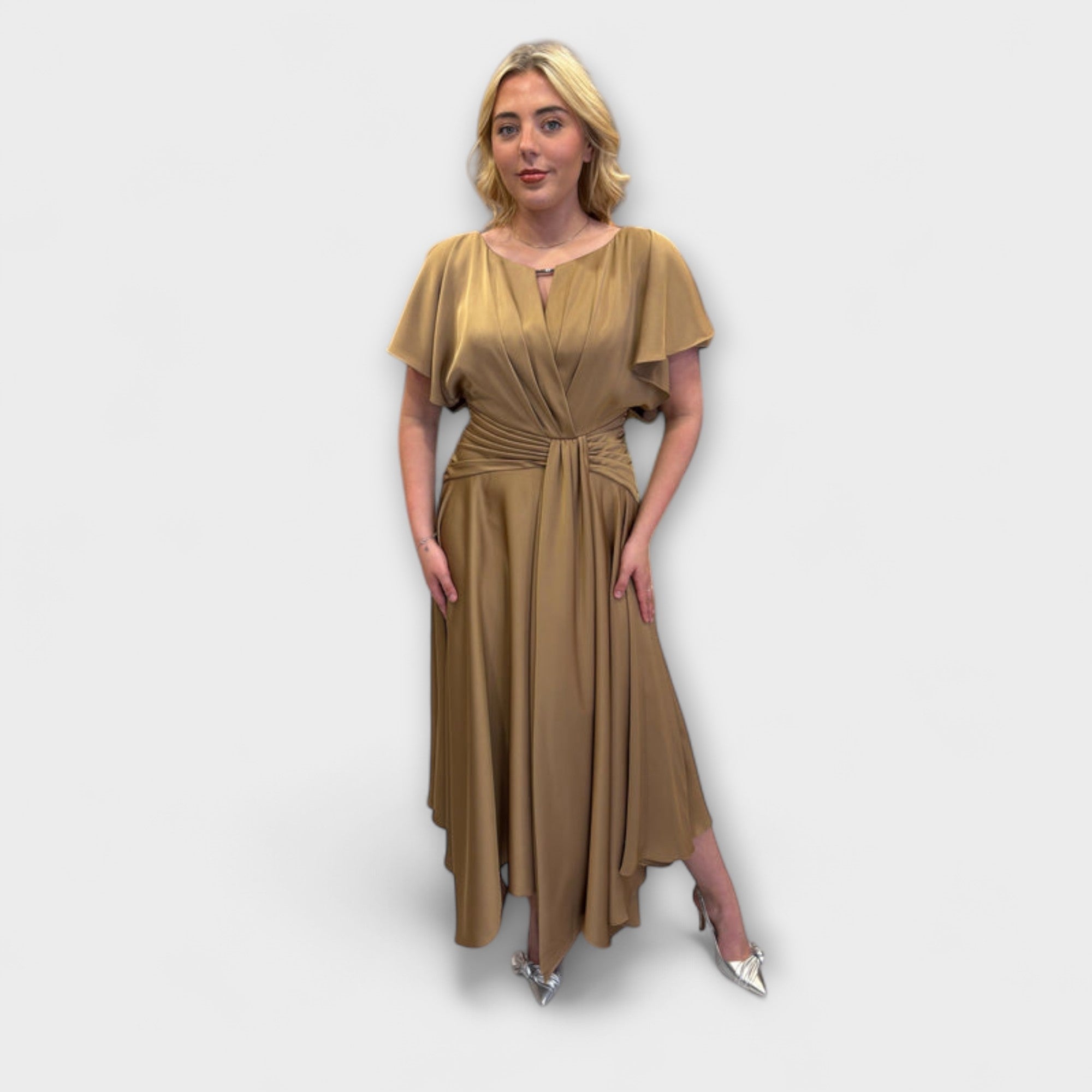 Anni – Maisonel Draperet Kjole