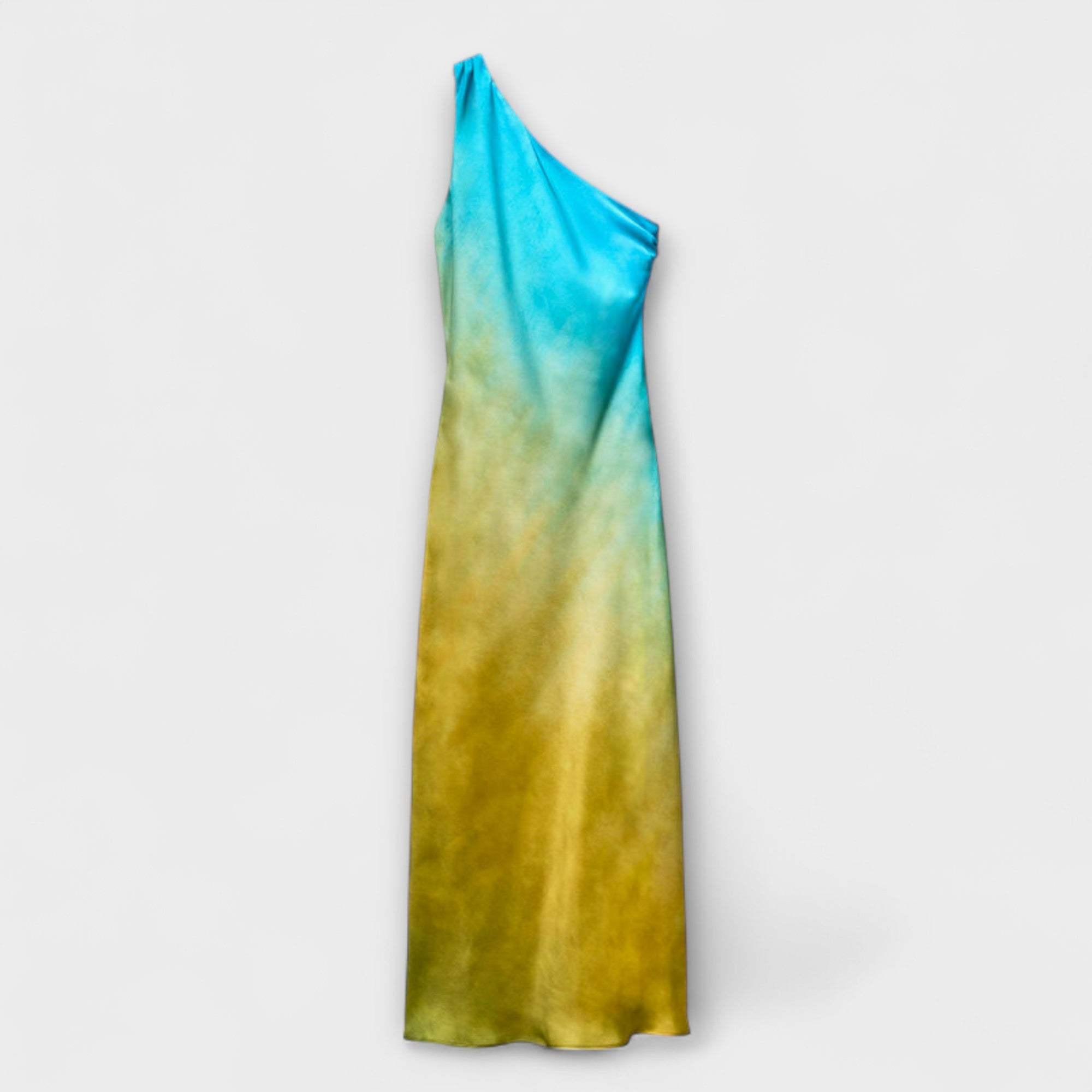 Arabella - One-Shoulder Midi Kjole