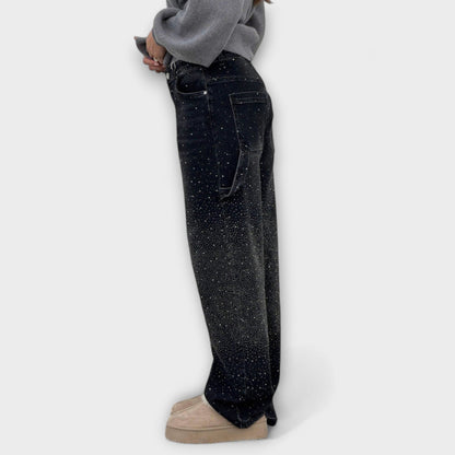 Fable - Shine Denim Jeans i Balloon Carpenter Stil