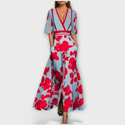Elise - Elegant Blomsterkjole