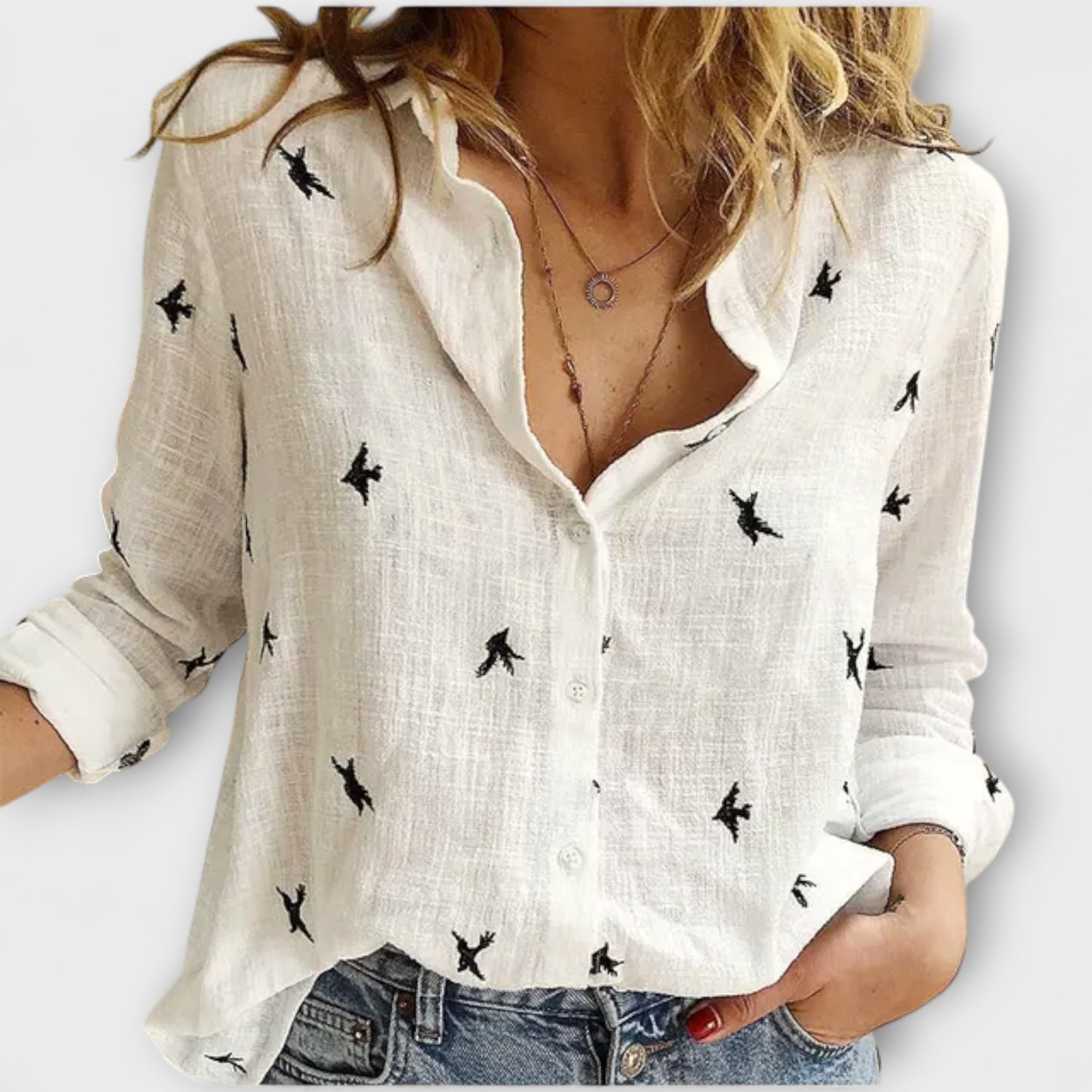 Nadia - Elegant Kvinders Bluse