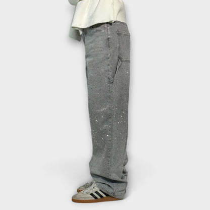 Fable - Shine Denim Jeans i Balloon Carpenter Stil
