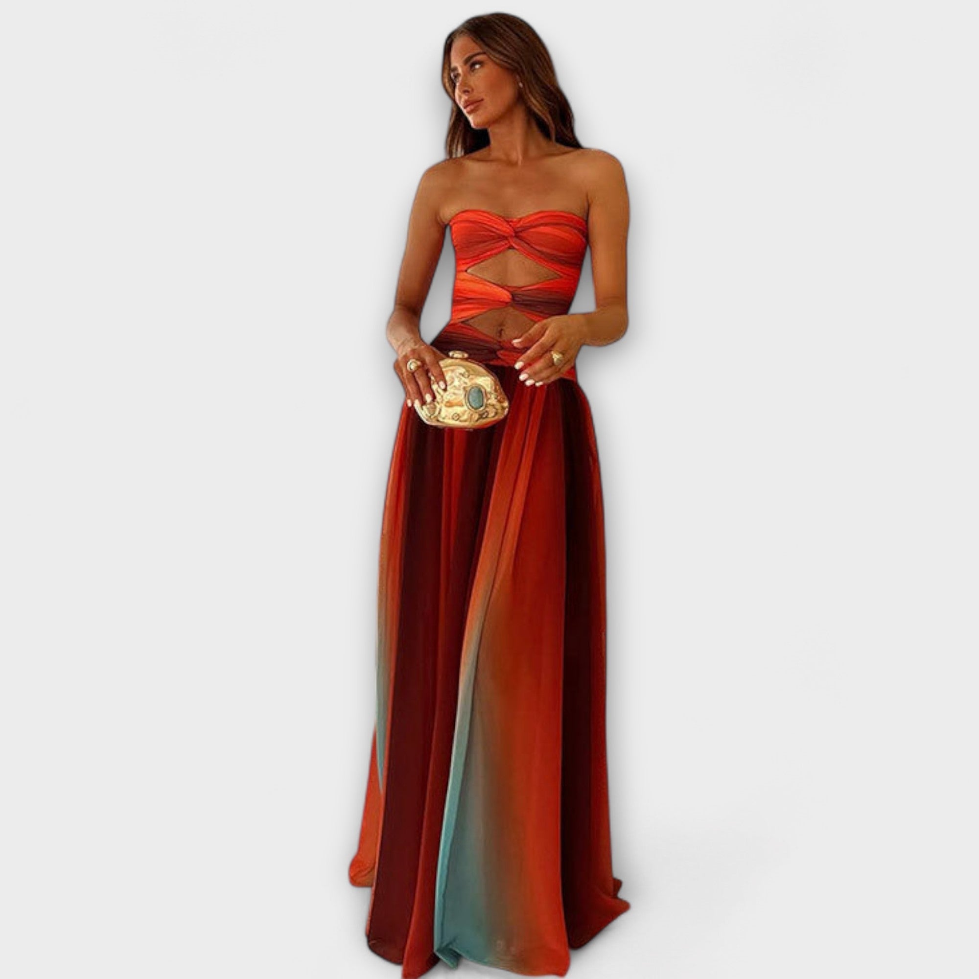 Laney - Strapless Maxi Kjole