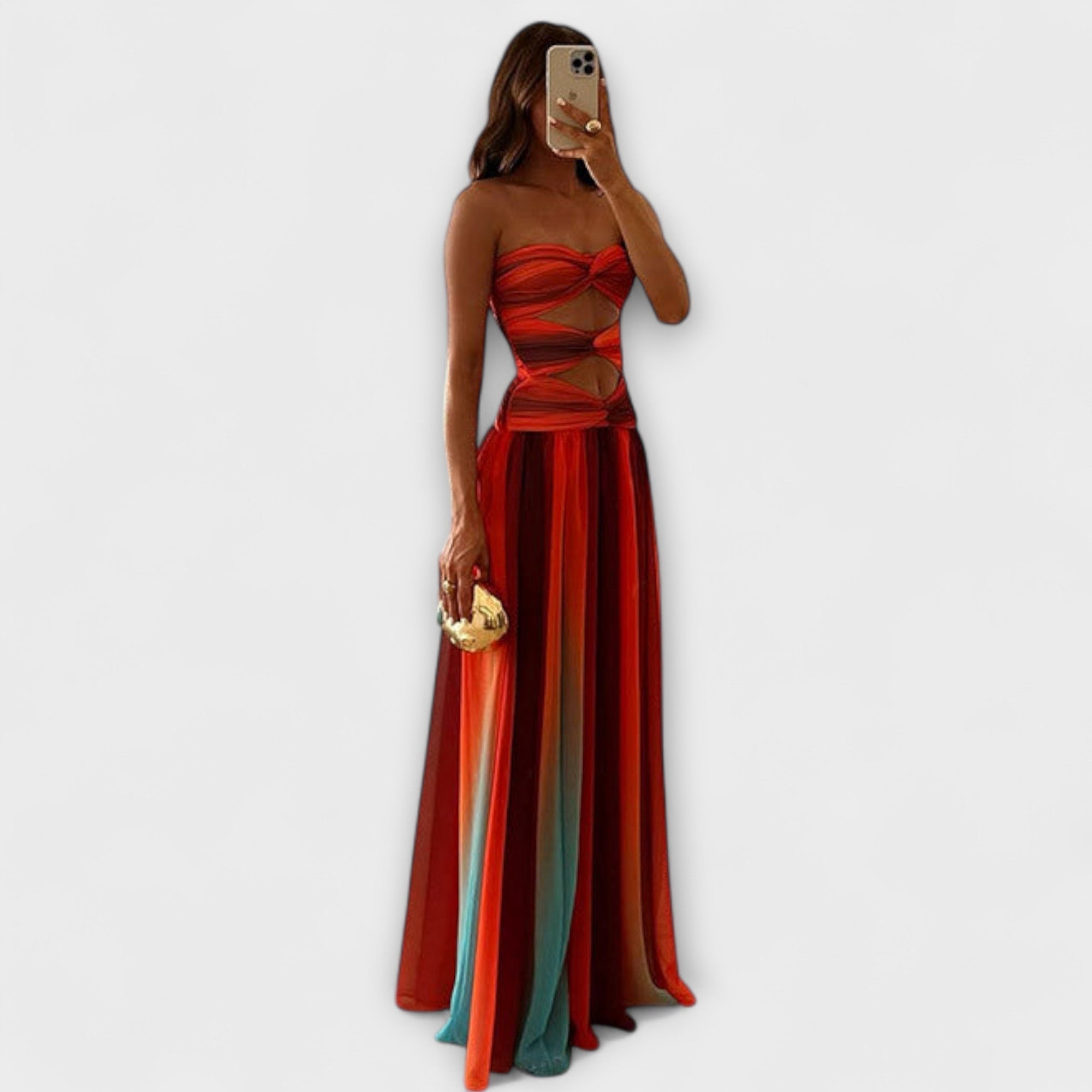 Laney - Strapless Maxi Kjole