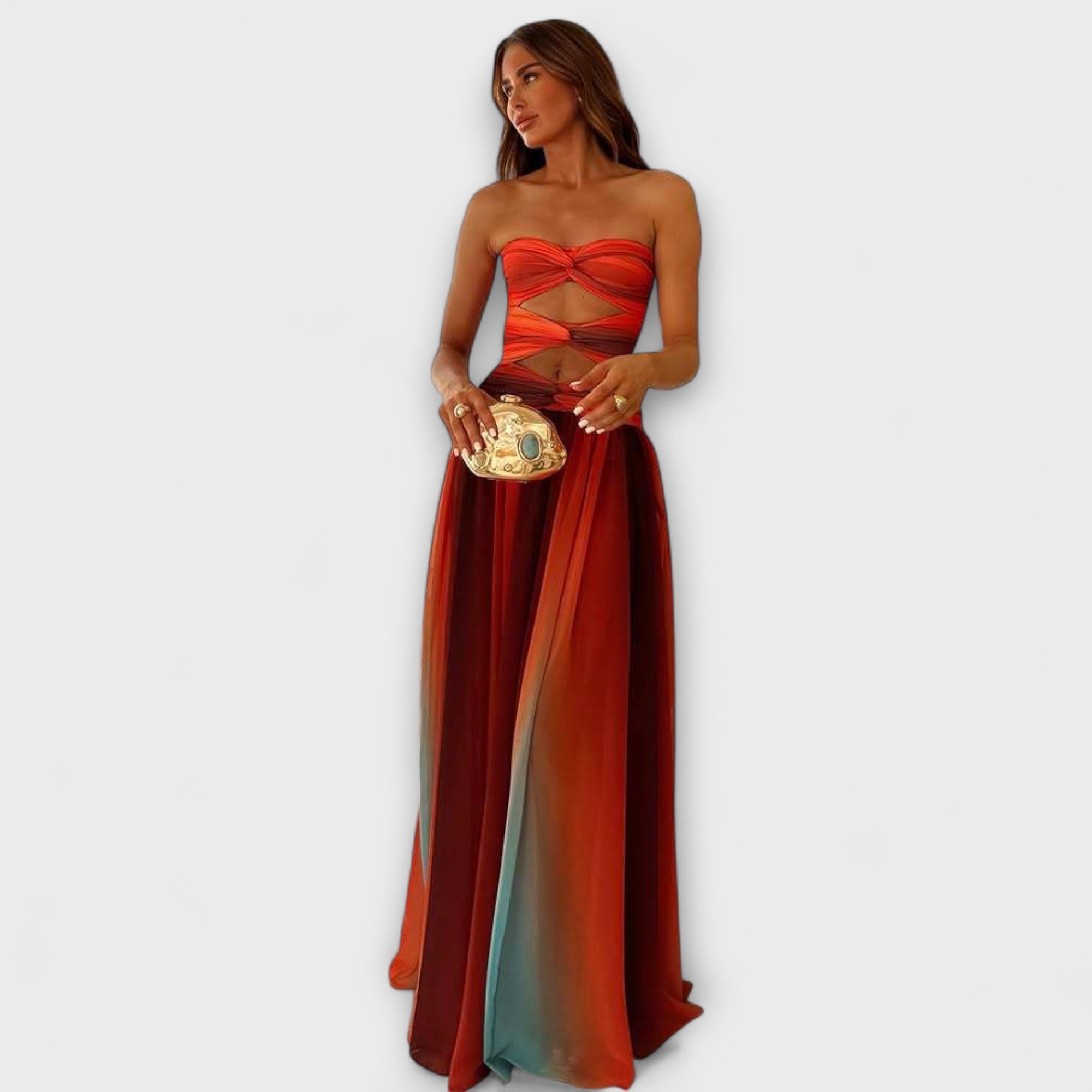 Laney - Strapless Maxi Kjole