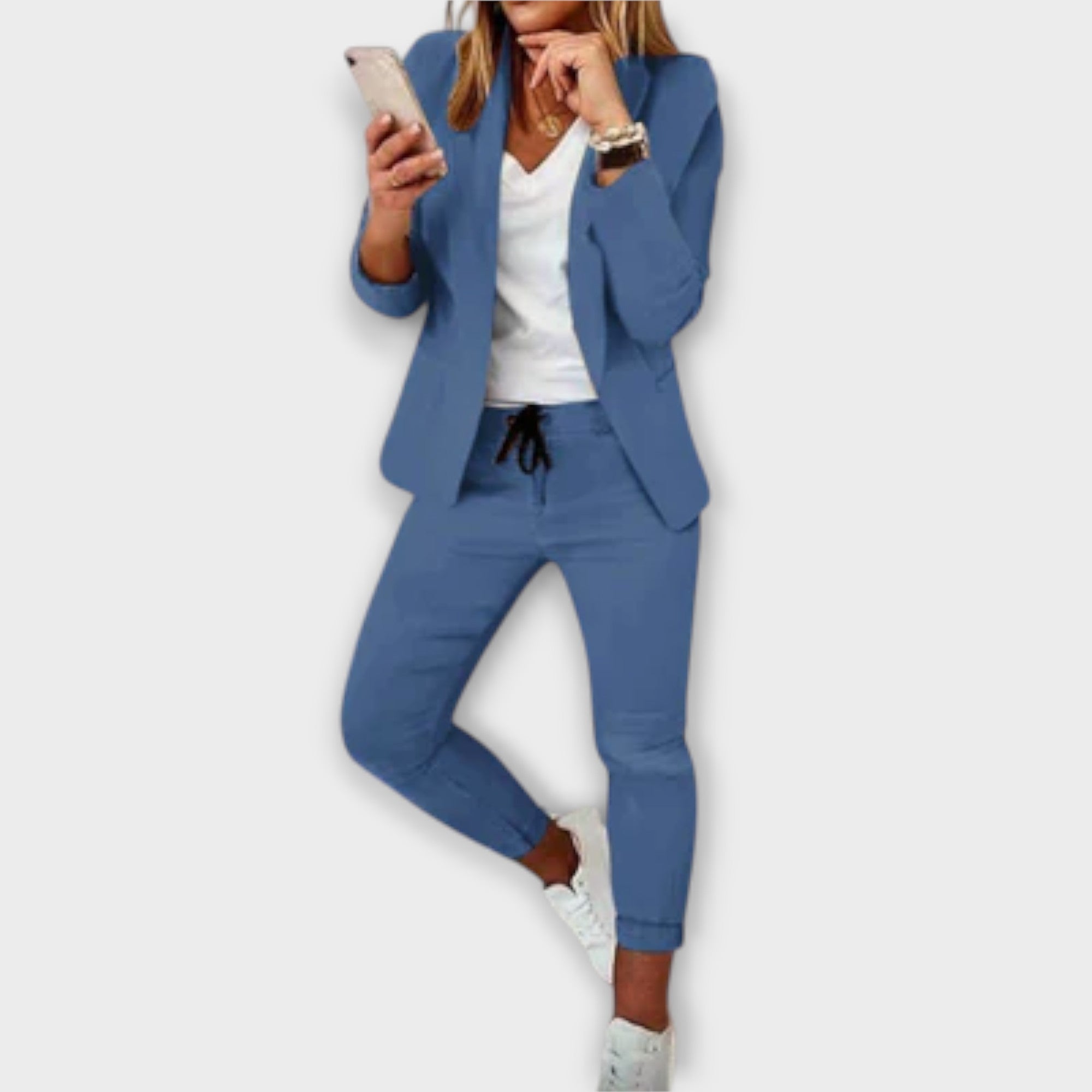 Sophia – Elegant og Komfortabel Blazer Sæt