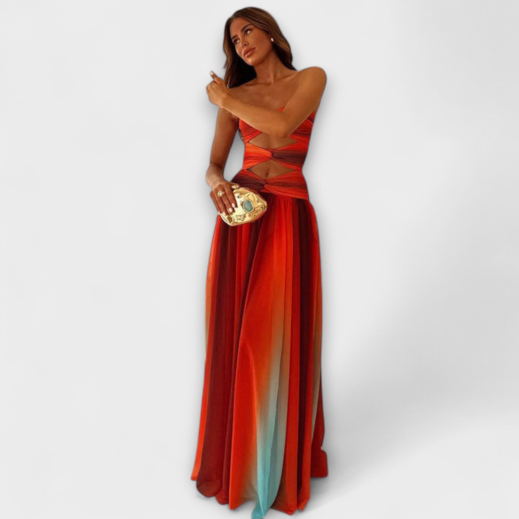 Laney - Strapless Maxi Kjole