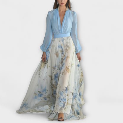 Harper - Blomster Maxi Kjole