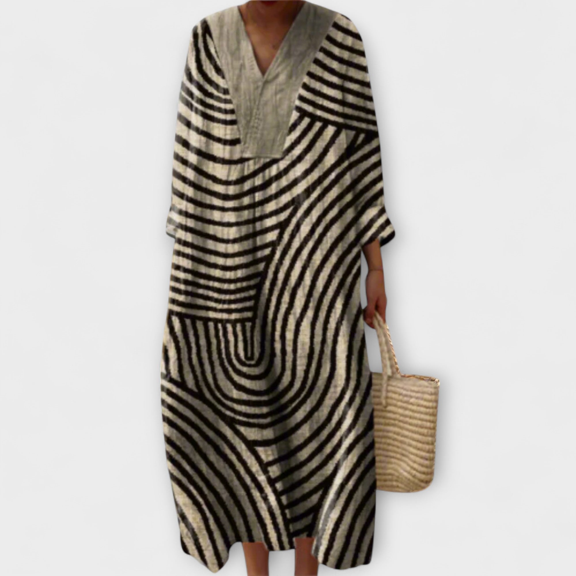 Abigail - Stilfuld Geometrisk Kjole