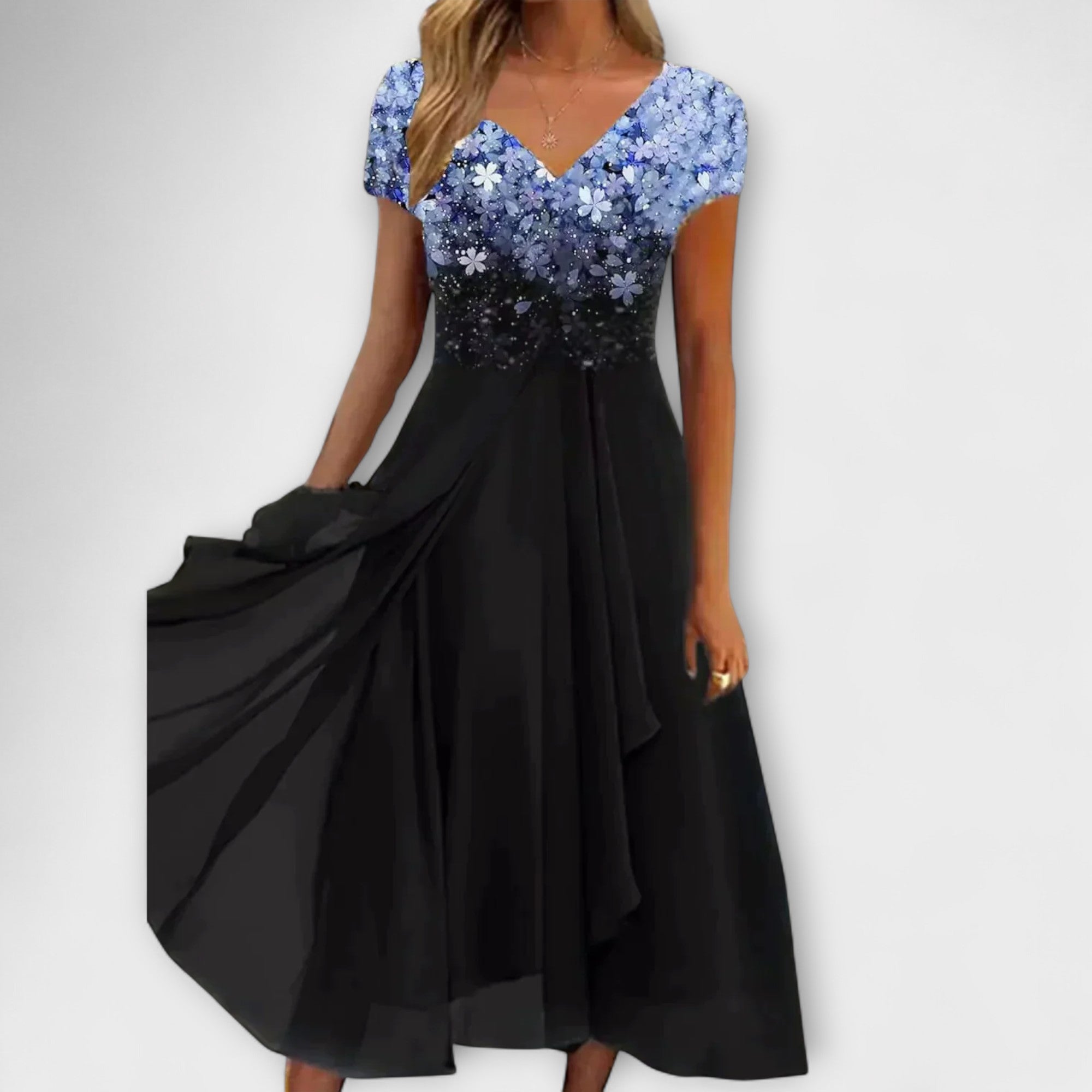 Lara - Kvinders Chiffon Festkjole