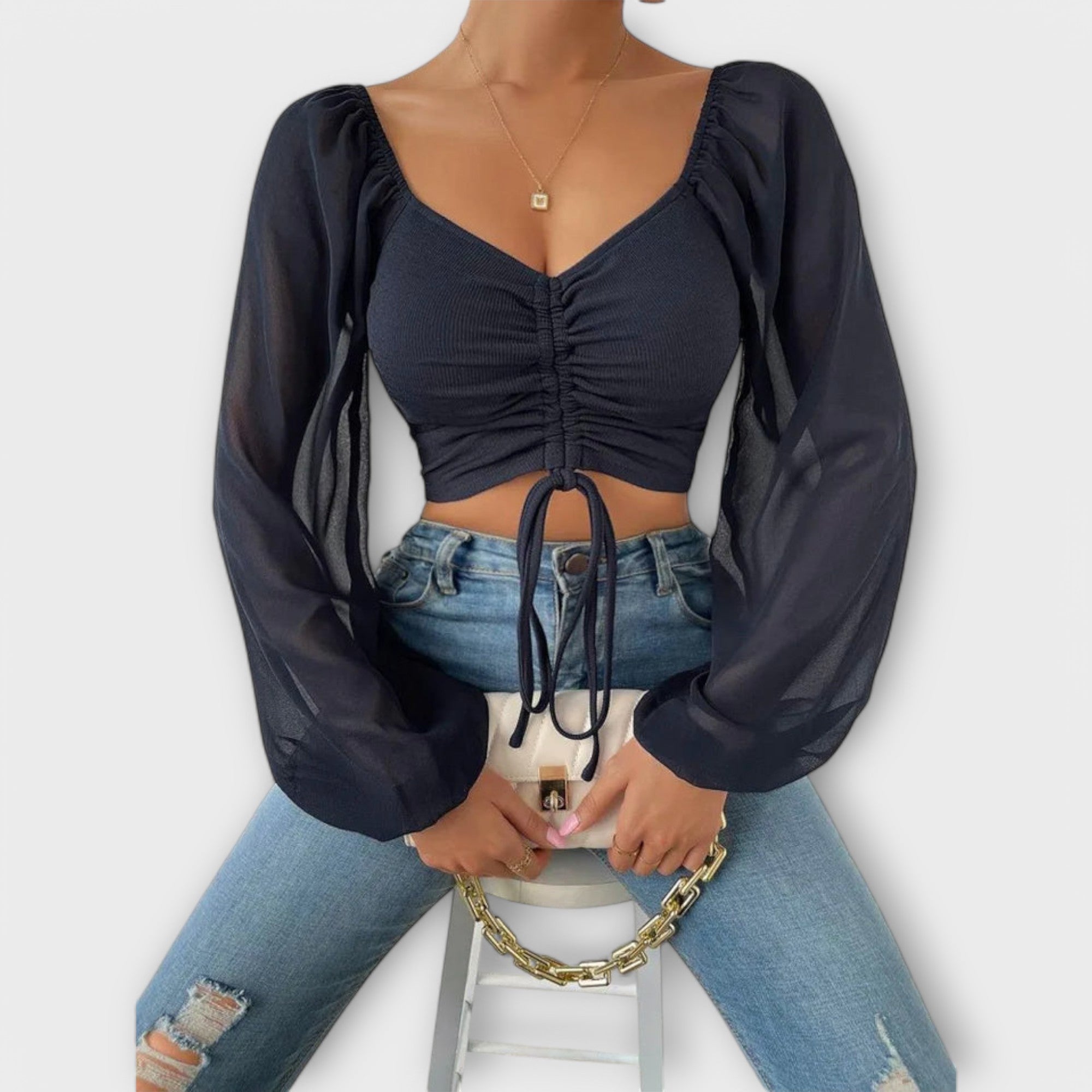 Jacqueline - Alsidig Aftenbluse