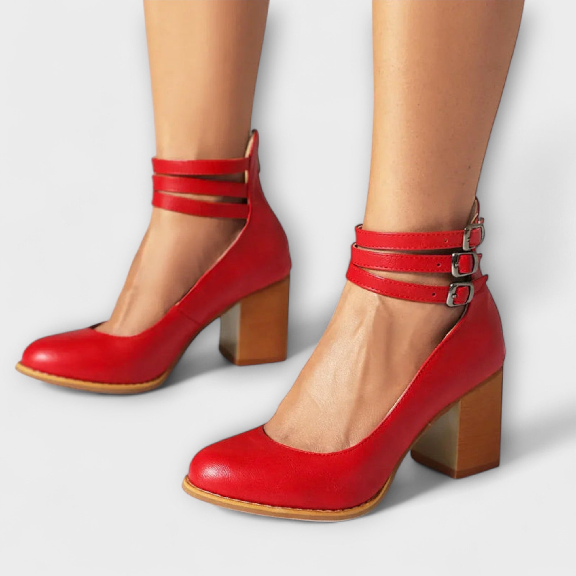 Alira – Pumps med Ankelrem Design