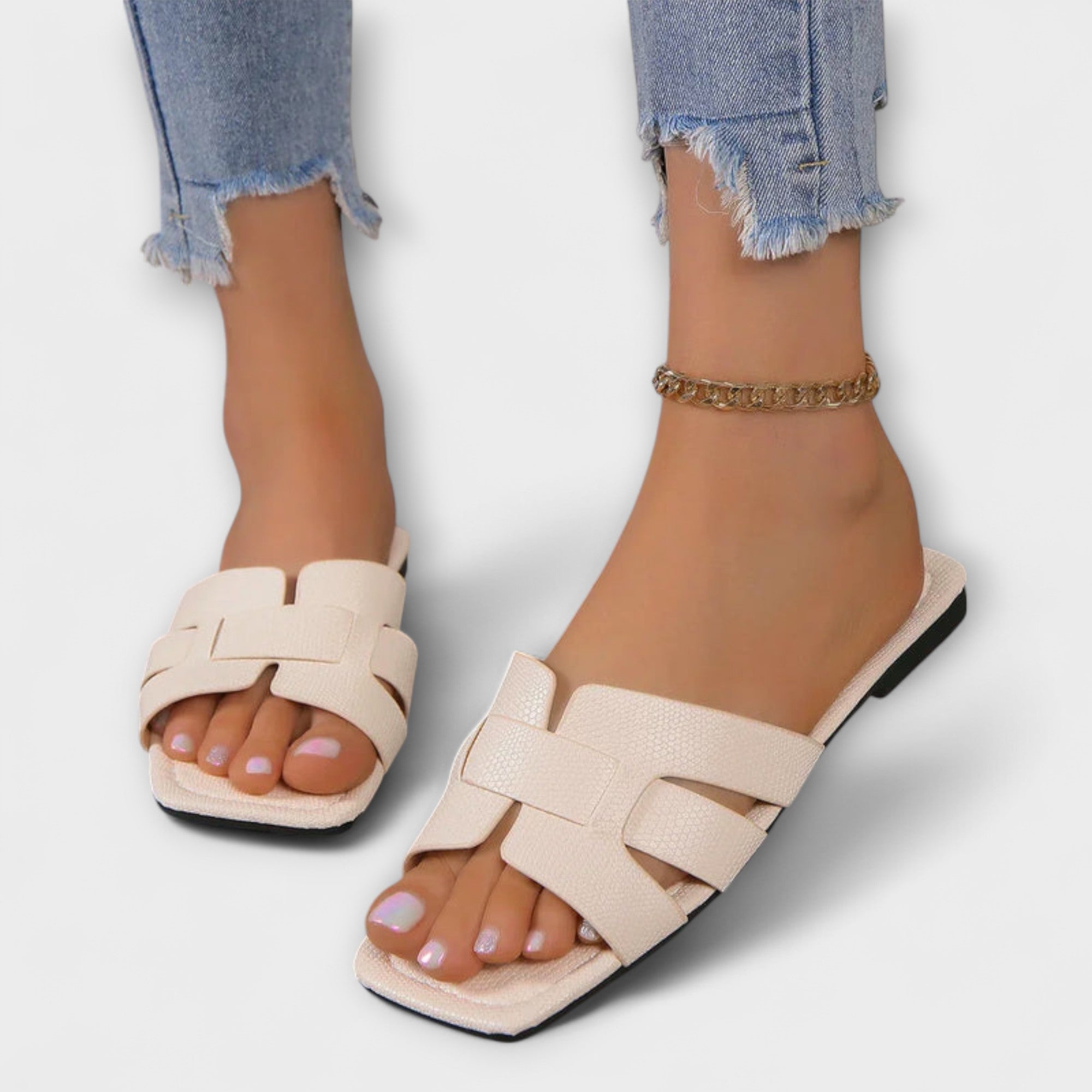 Diva - Flade Sandaler til Kvinder