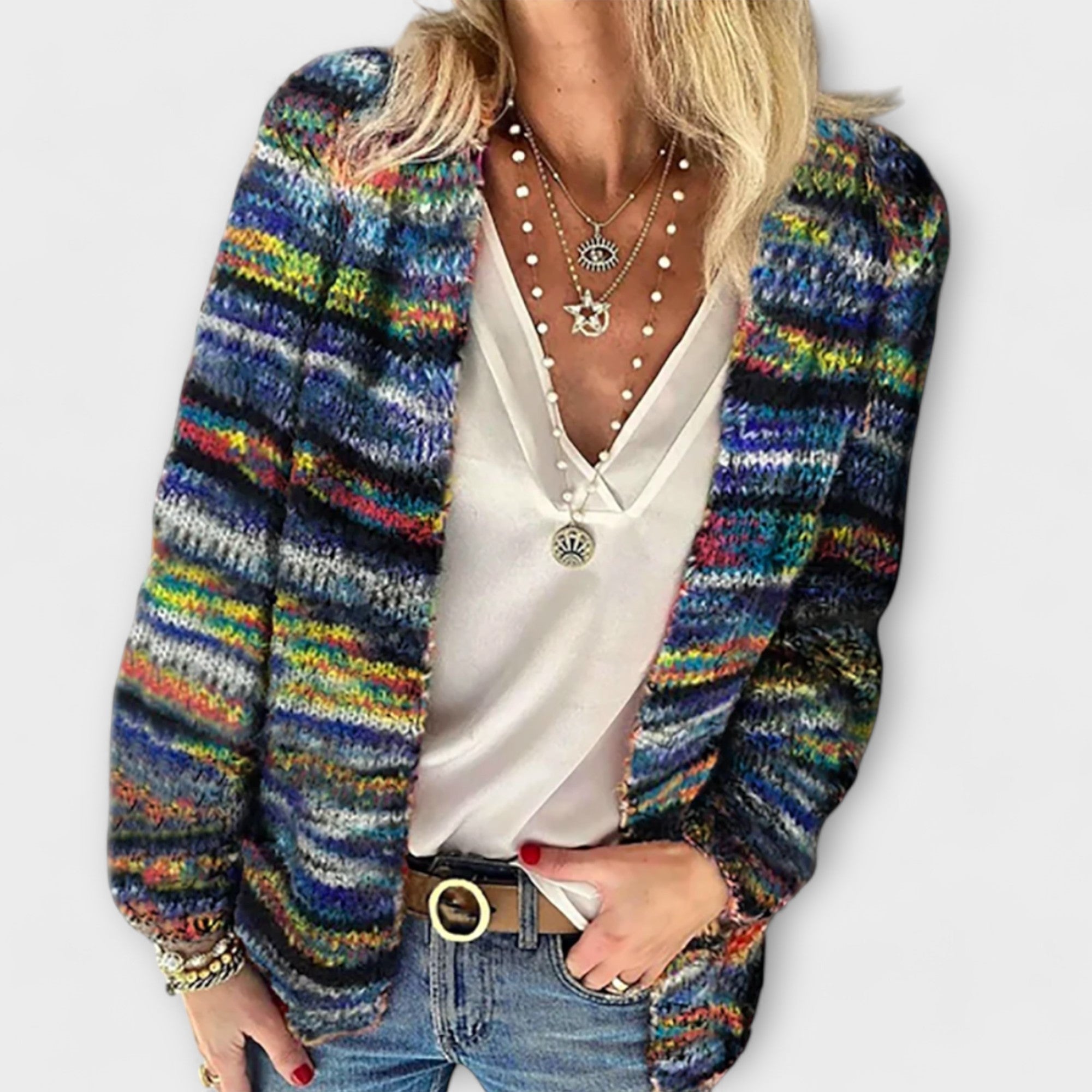 Birgitte - Livlig og Komfortabel Cardigan