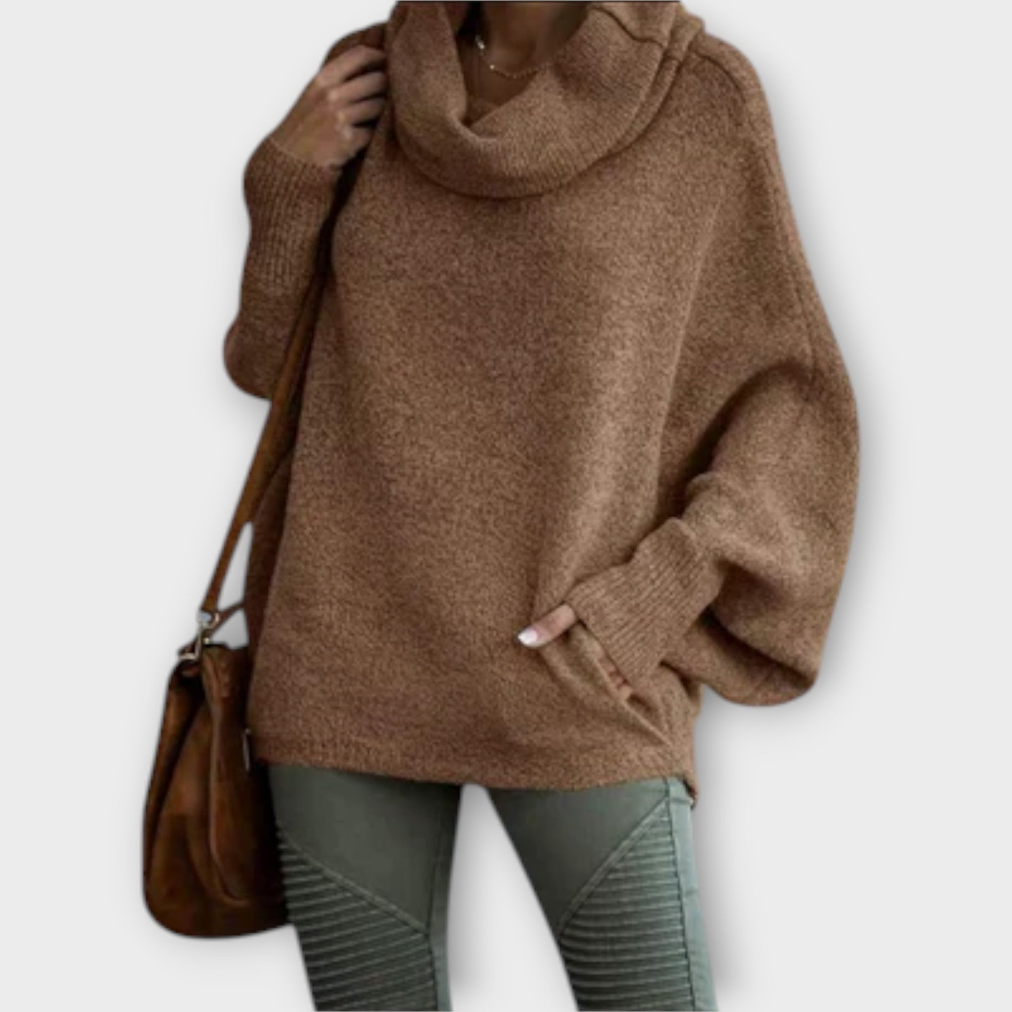 Ulrike - Elegant Kvindesweater i Skildpadde
