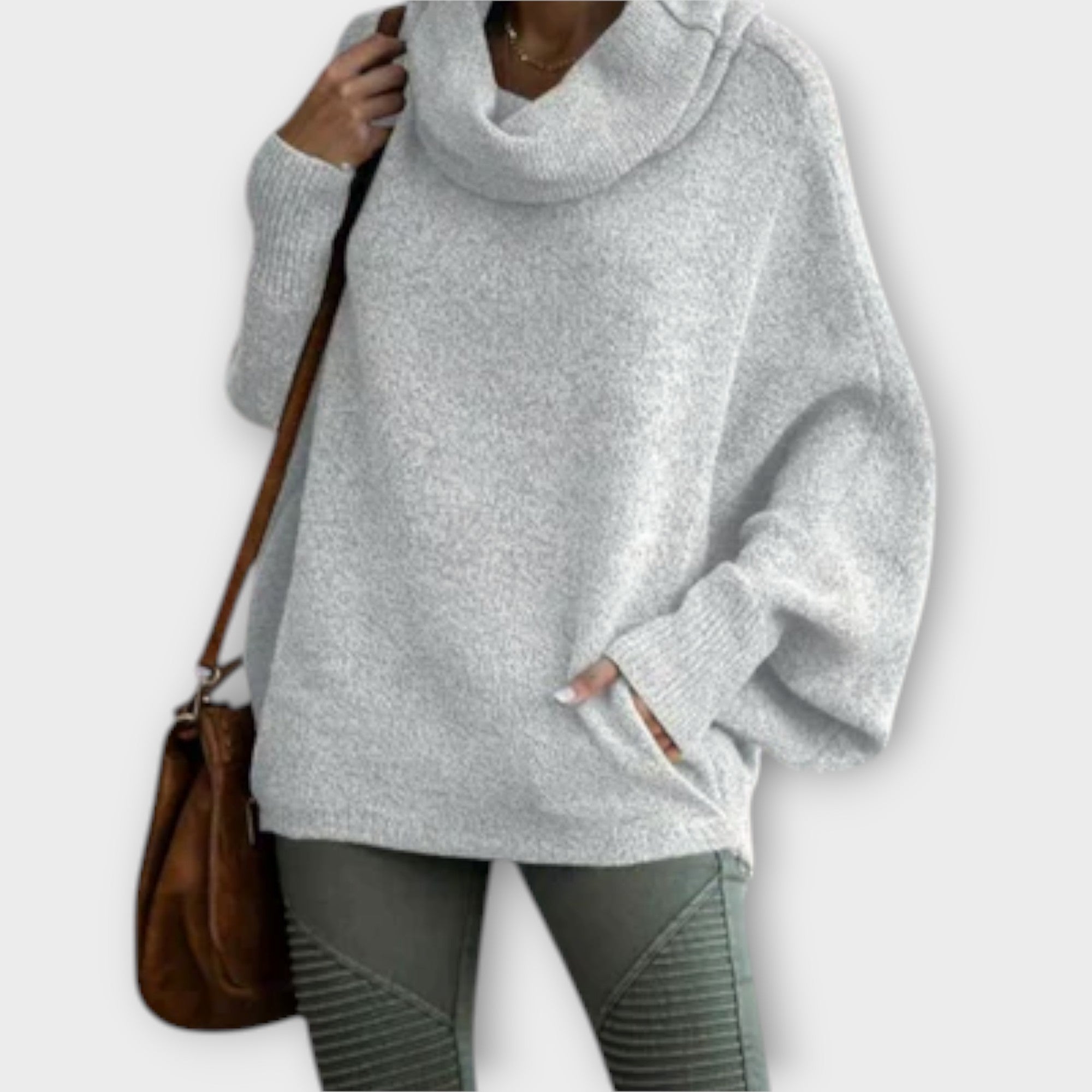 Ulrike - Elegant Kvindesweater i Skildpadde