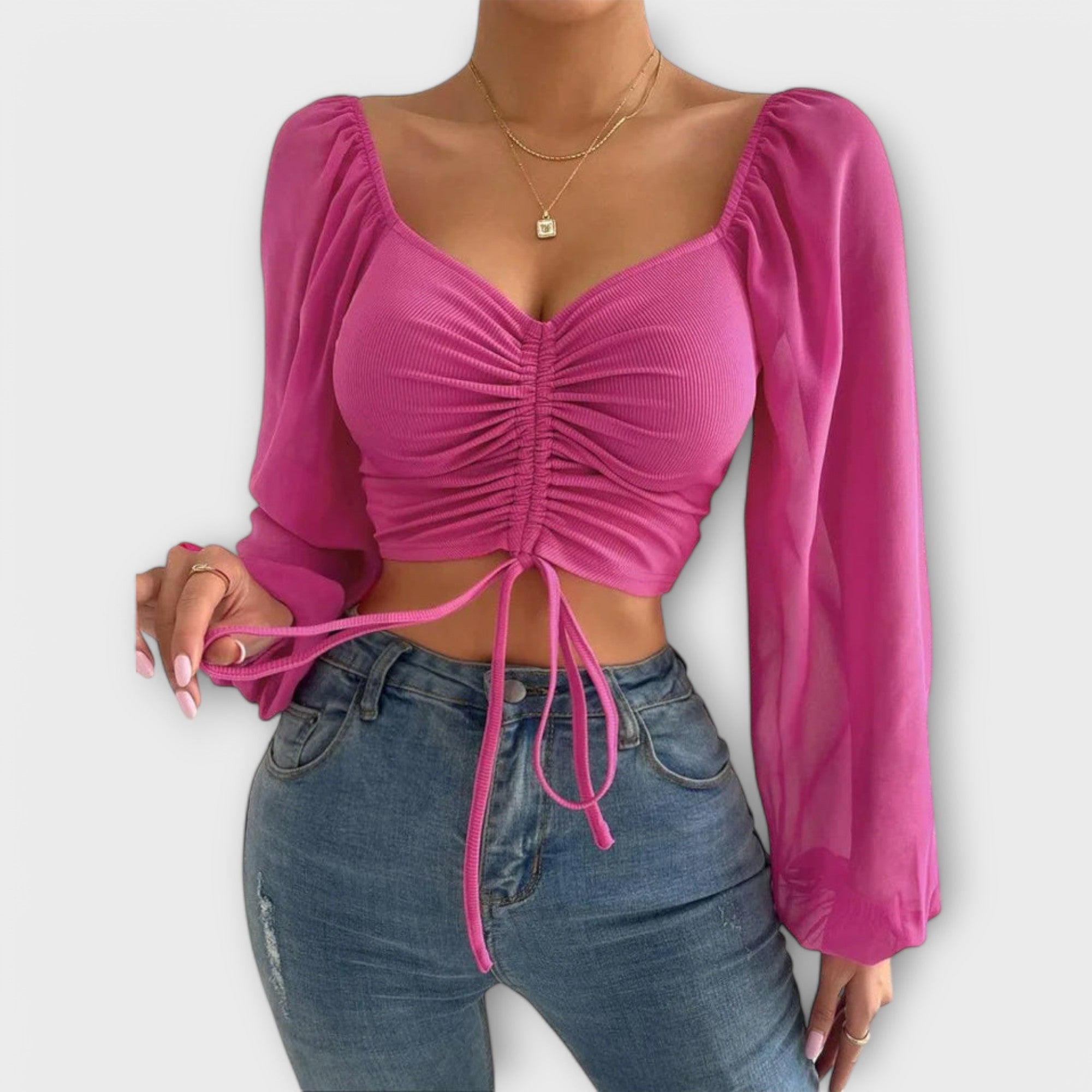 Jacqueline - Alsidig Aftenbluse