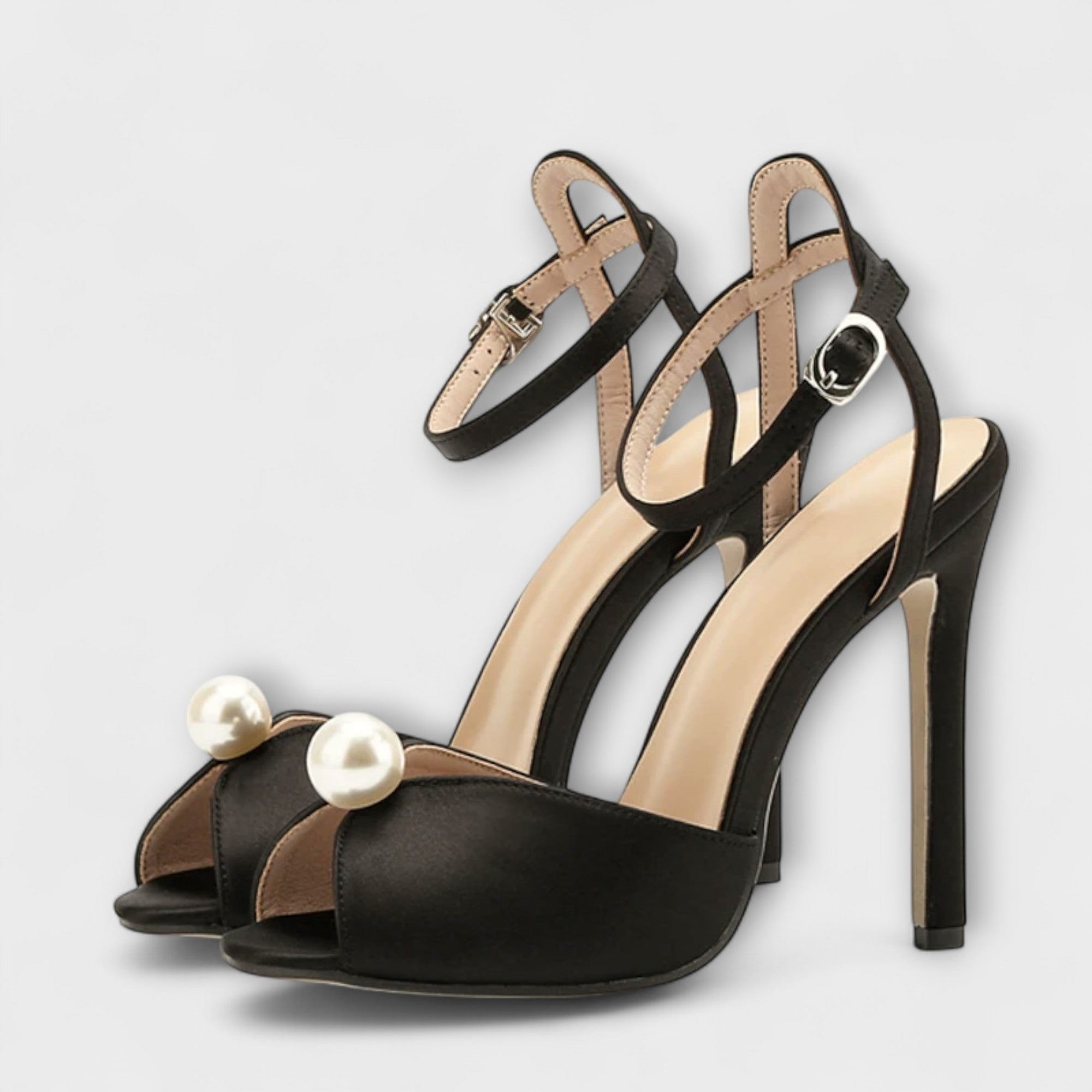 Liyke - Højkvalitets Komfortable Silke Peep Toe