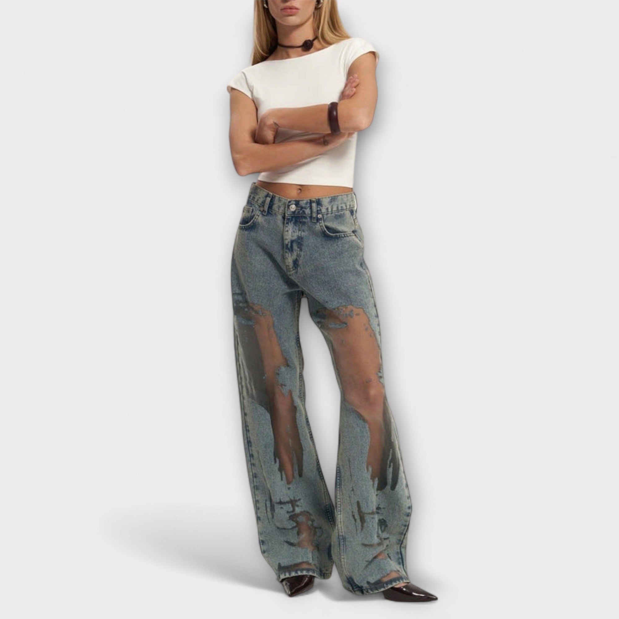 Rayne - Trixie Klart Blå Denim Jeans