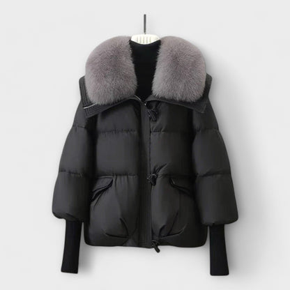 Lucyna - Elegant Jakke med Pels