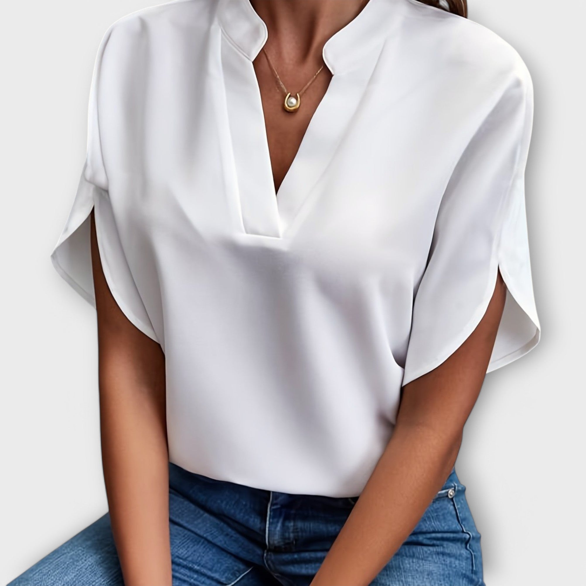 Vivi - Elegant, Let Viskose Bluse til Damer