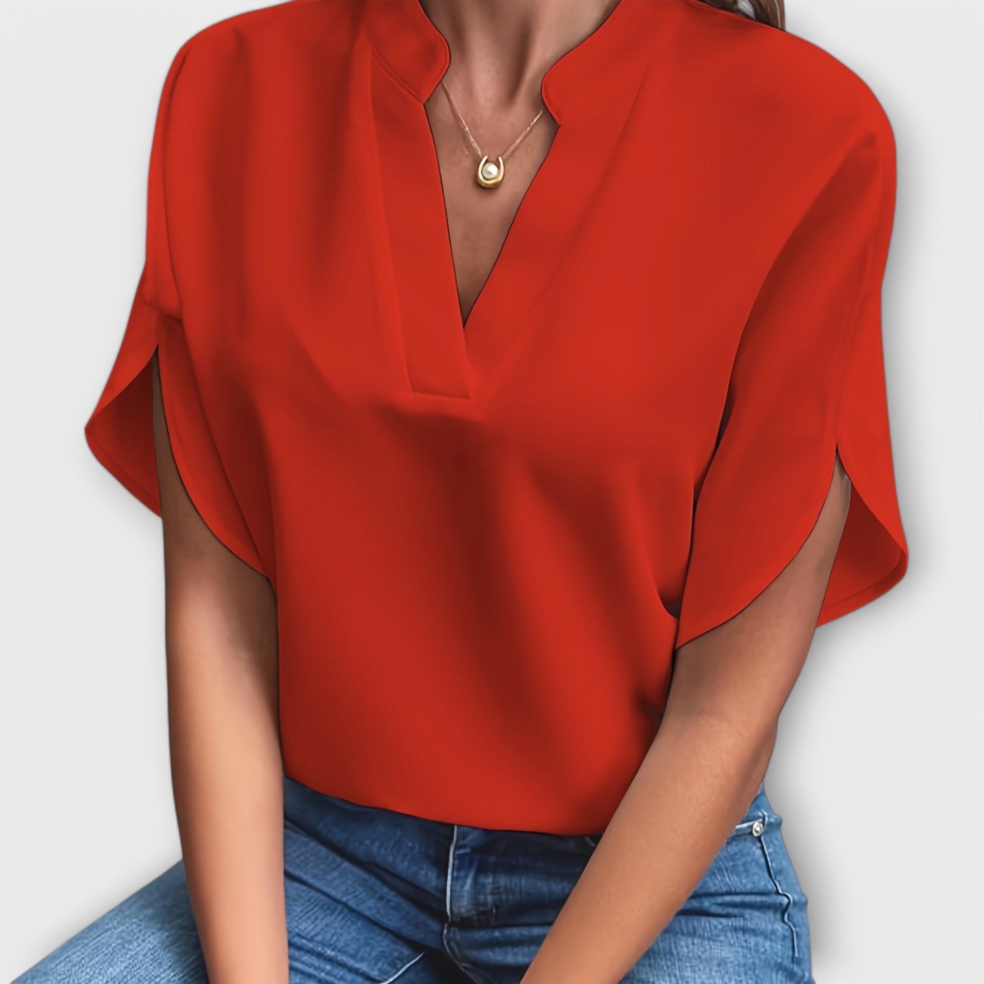 Vivi - Elegant, Let Viskose Bluse til Damer