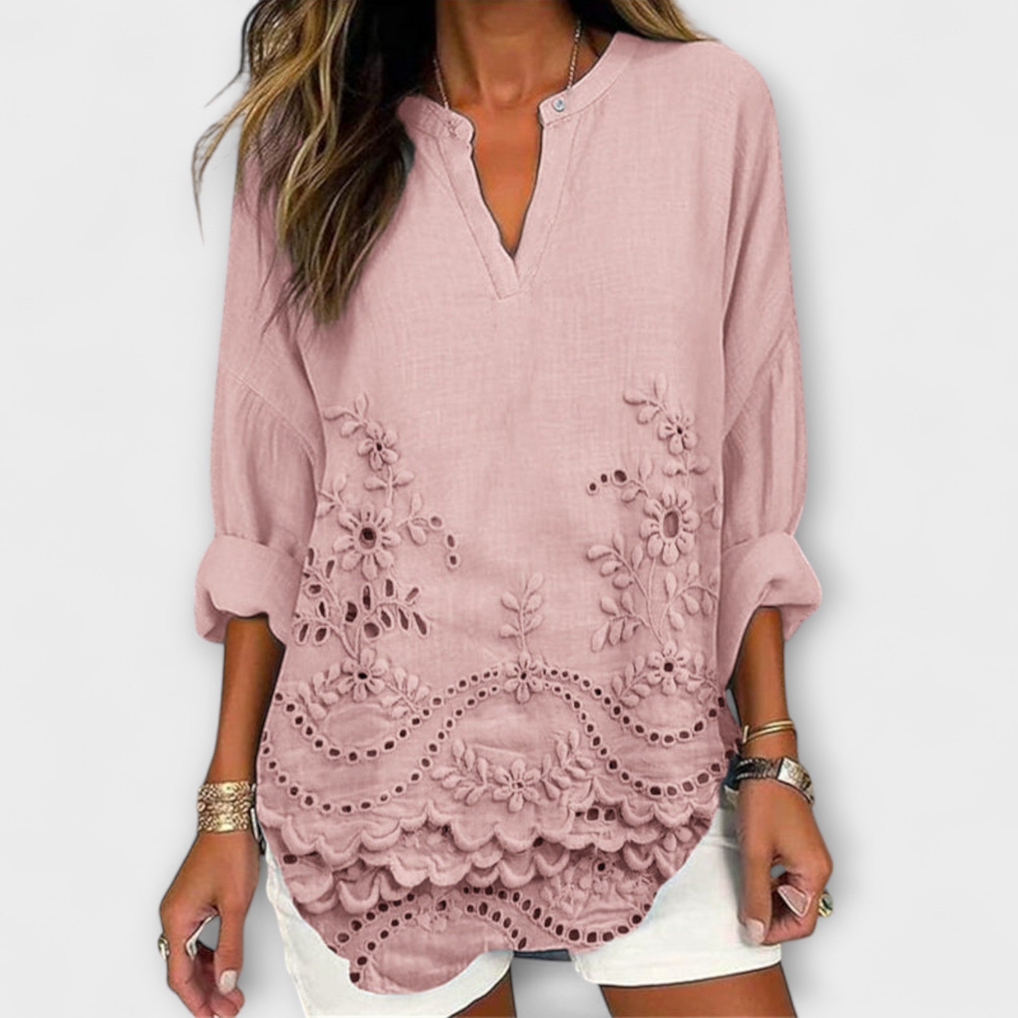 Aria – Luftig Top med Print