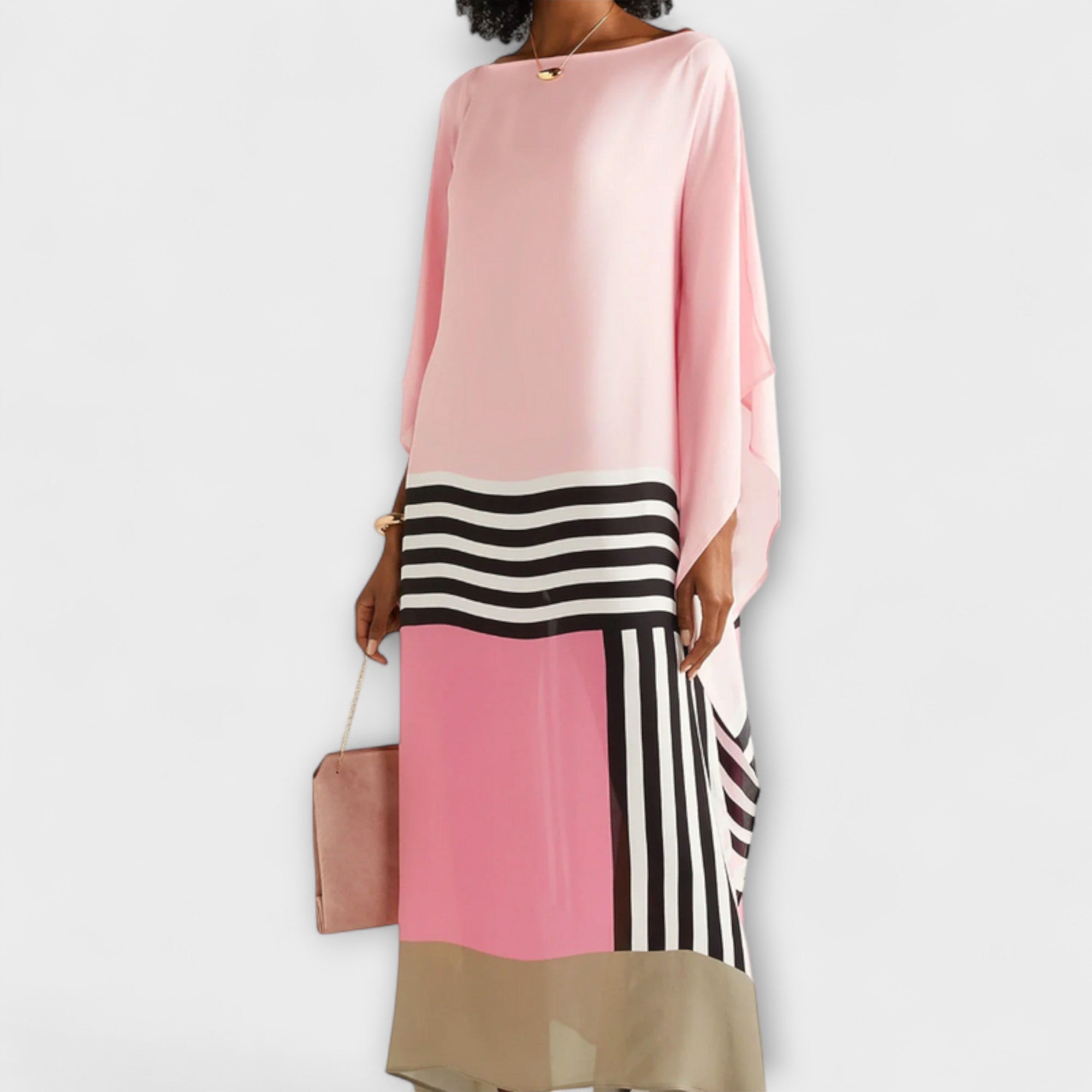 Elenora - Låge skåret geometrisk kaftan
