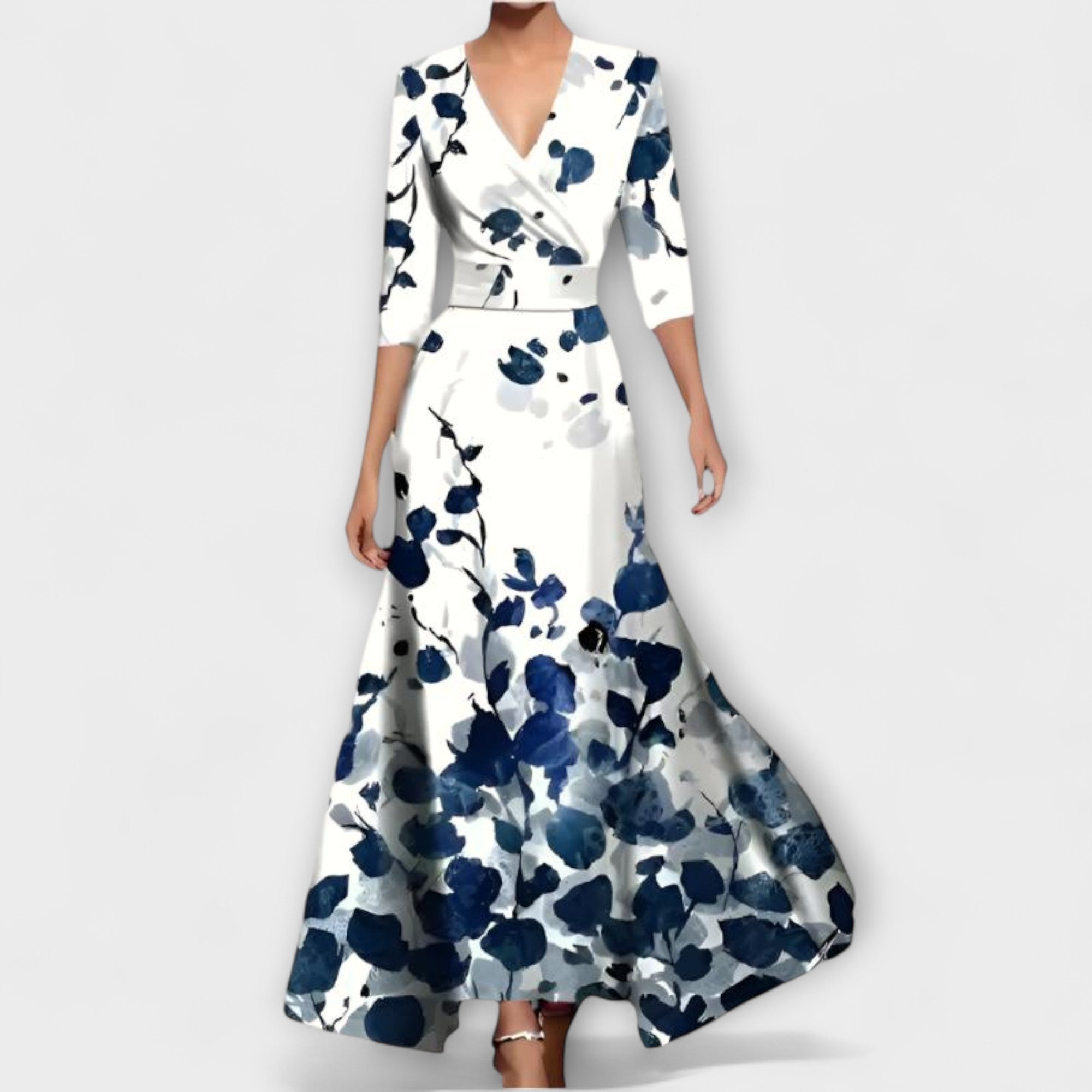 Alma - Elegant Ærmedesign Kvindekjole