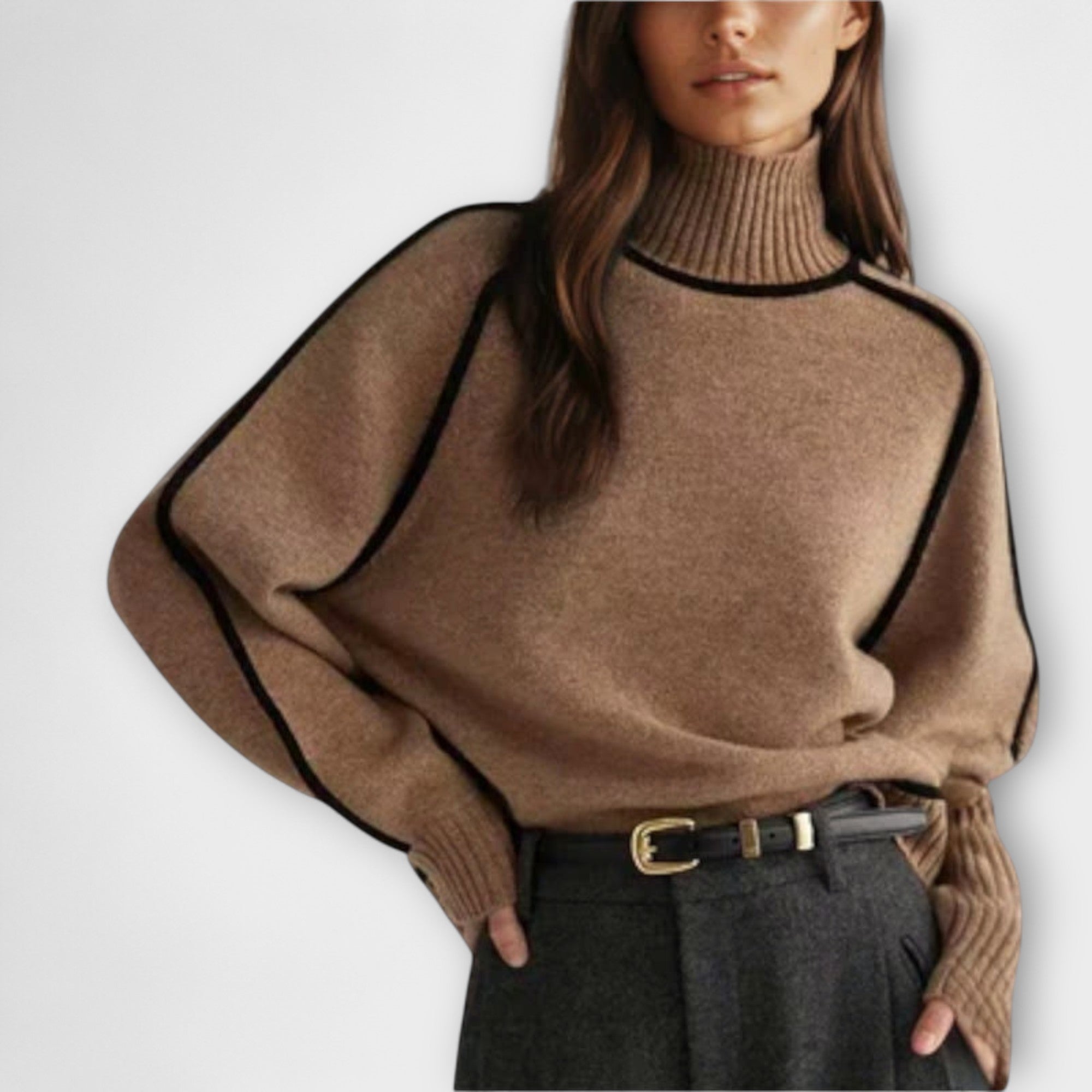 Emilie - Blød & Elegant Turtleneck Sweater
