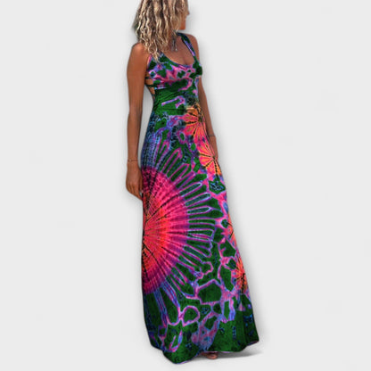 Ronja - La Bamba Tie-Dye Print Maxi Kjole